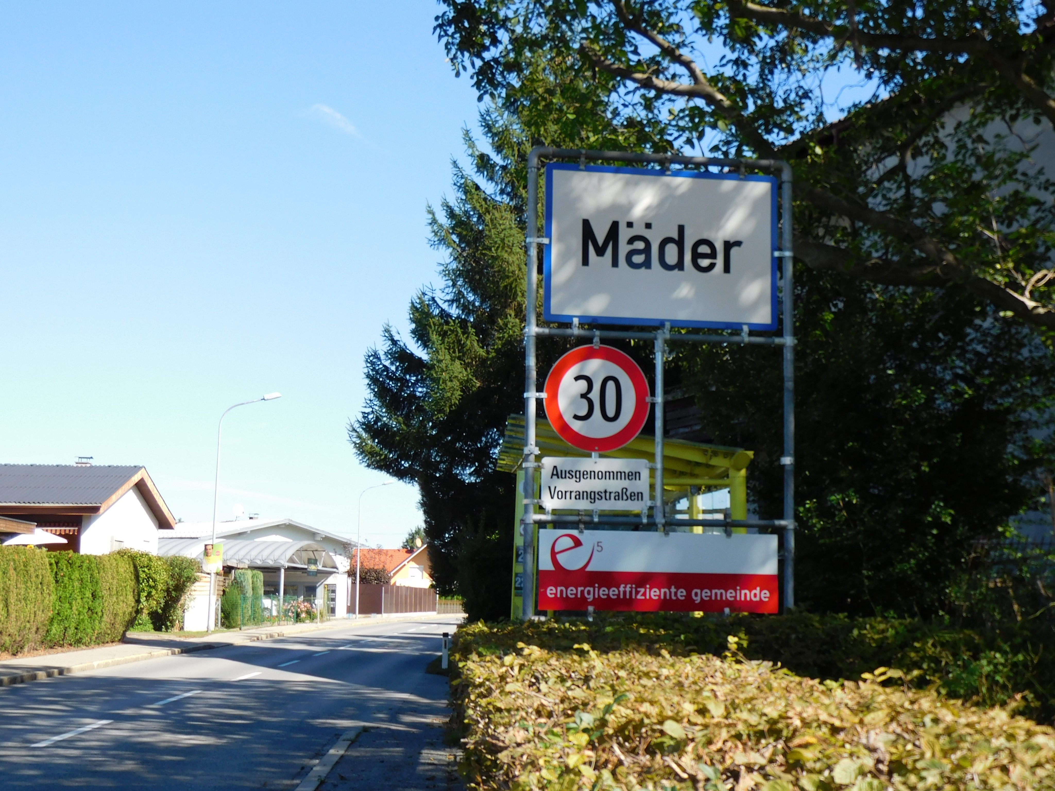Mäder gehört weiterhin zu den erfolgreichsten Klimaschutz-Kommunen in Europa Mäder gehört weiterhin zu den erfolgreichsten Klimaschutz-Kommunen in Europa