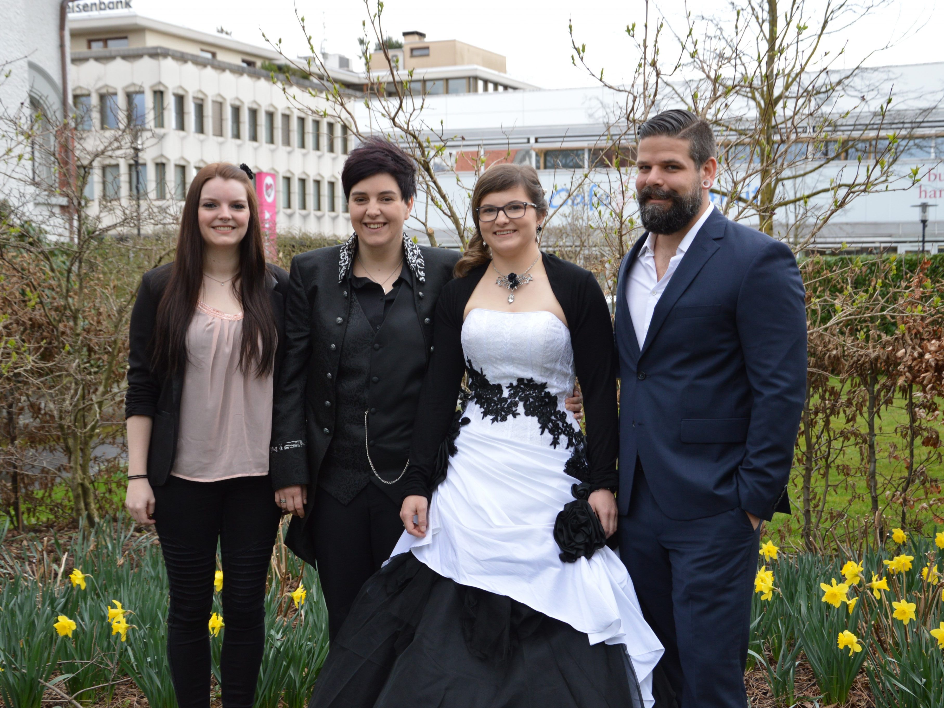 Miriam Nagel und Tamara Köstl feierten ihre standesamtliche Trauung. Miriam Nagel und Tamara Köstl feierten ihre standesamtliche Trauung.