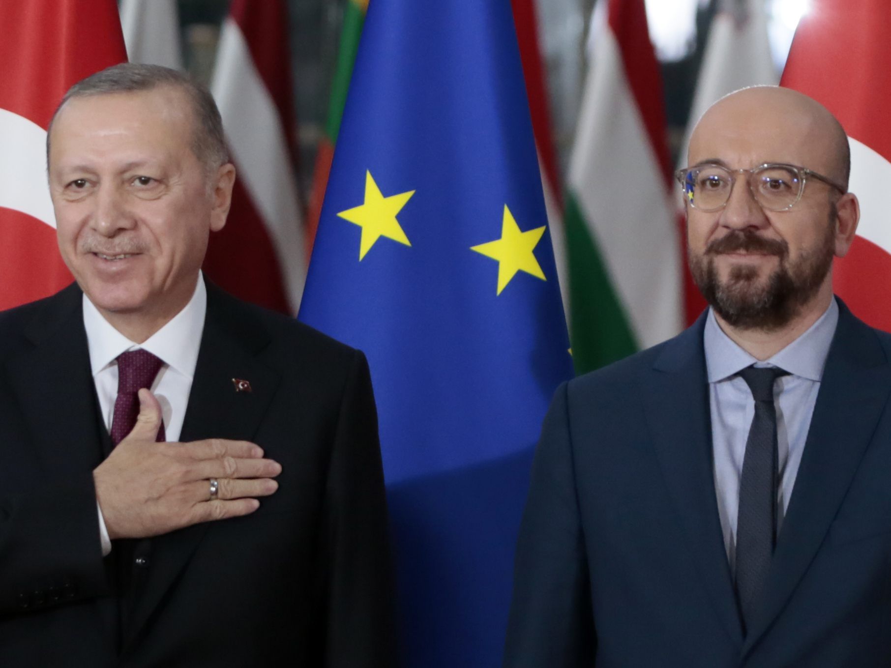 Erdogan hofft auf einen Durchbruch in den Verhandlungen mit der EU. Erdogan hofft auf einen Durchbruch in den Verhandlungen mit der EU.