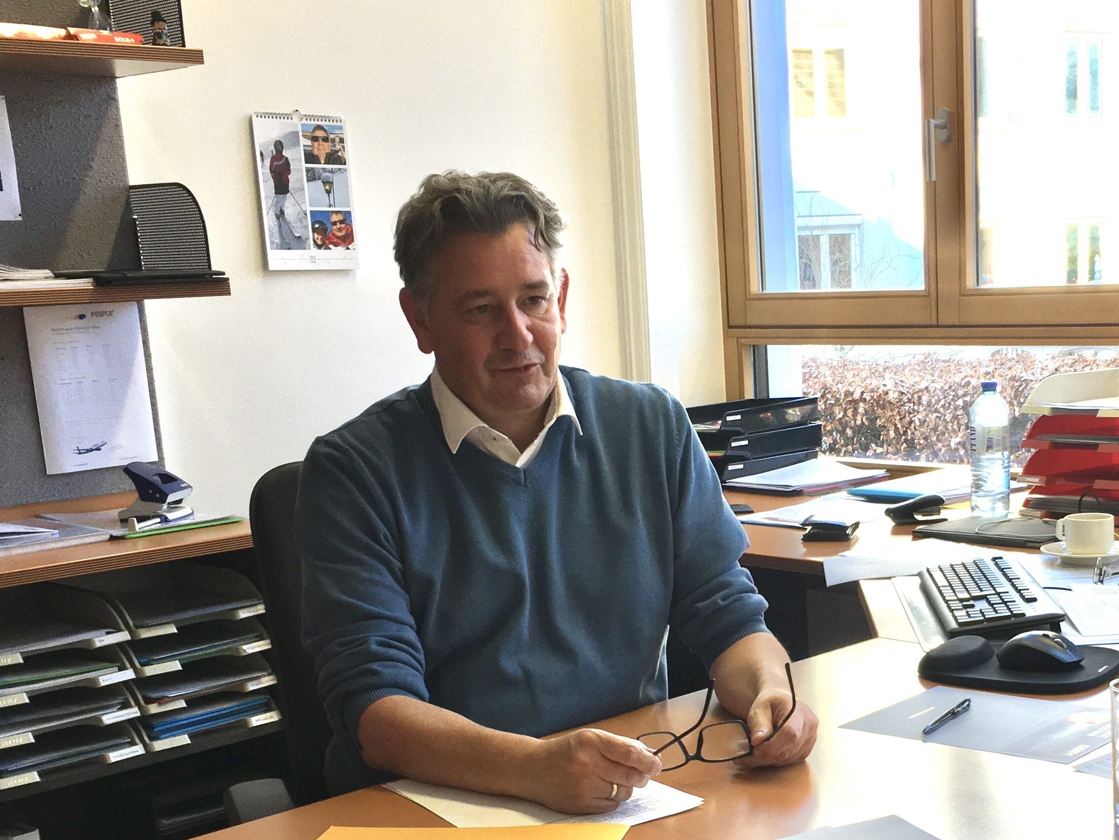 Gert Mayer ist derzeit mit Notfallplänen und Unterstützungen für Vorarlberger Betriebe beschäftigt. Gert Mayer ist derzeit mit Notfallplänen und Unterstützungen für Vorarlberger Betriebe beschäftigt.