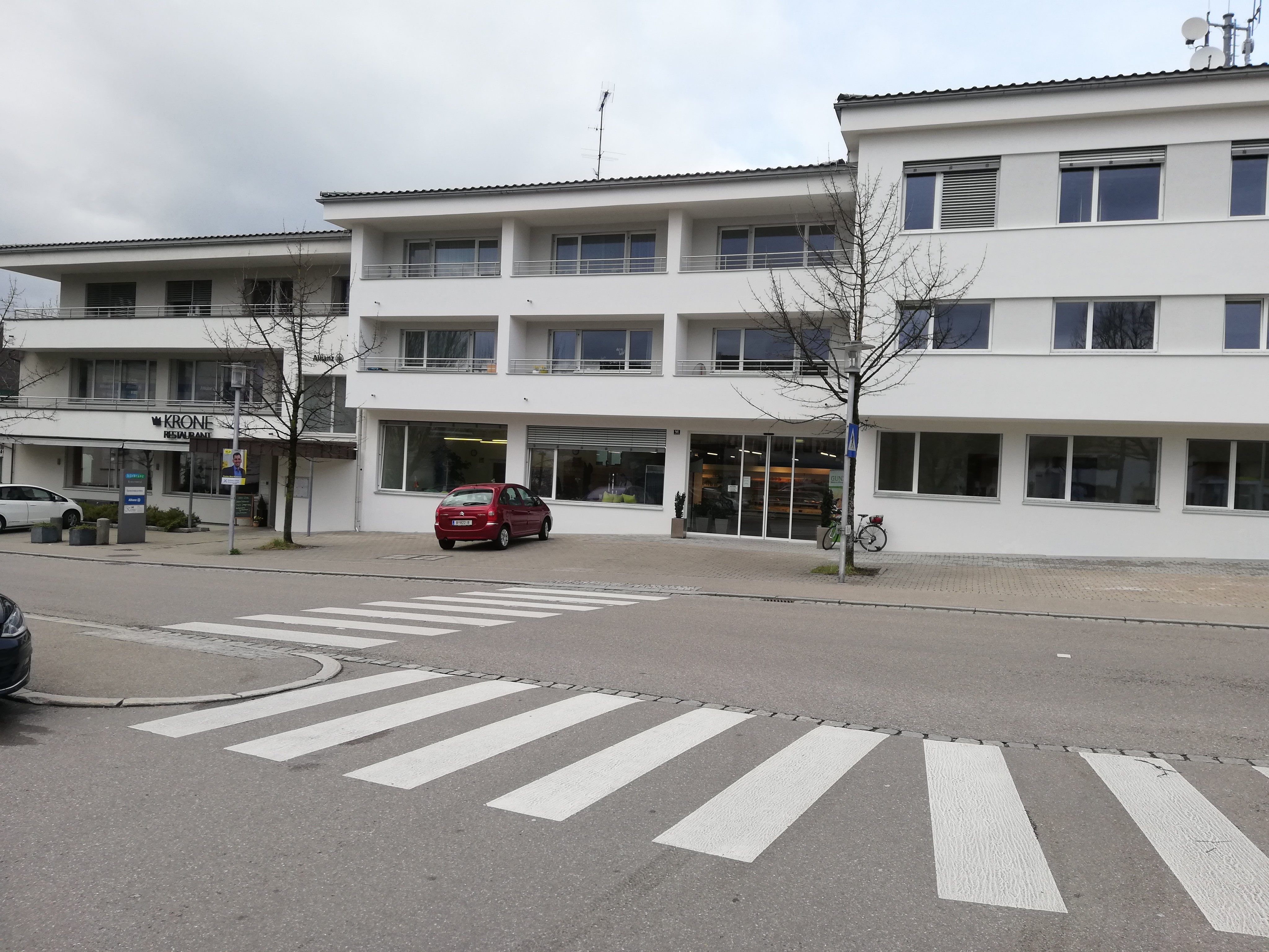 Das frisch sanierte Kronenareal