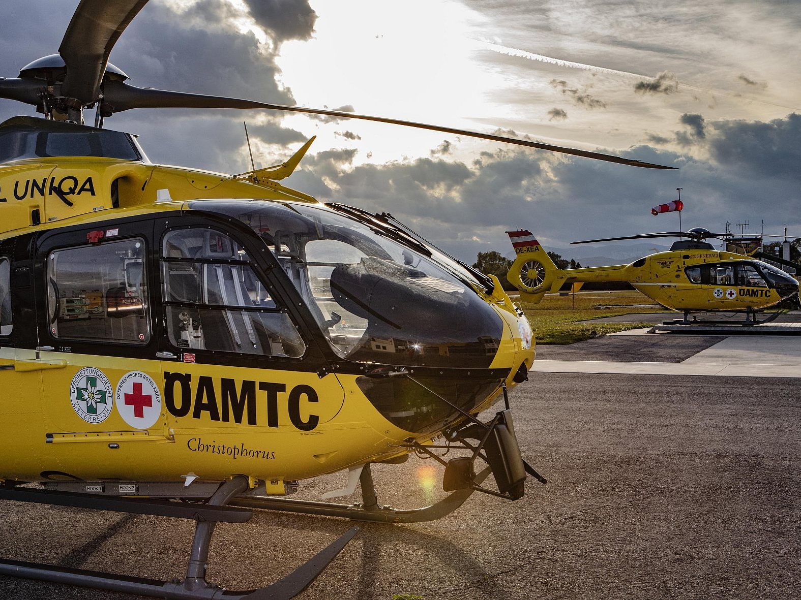 Alle Notarzthubschrauber bleiben weiterhin in Betrieb. Alle Notarzthubschrauber bleiben weiterhin in Betrieb.
