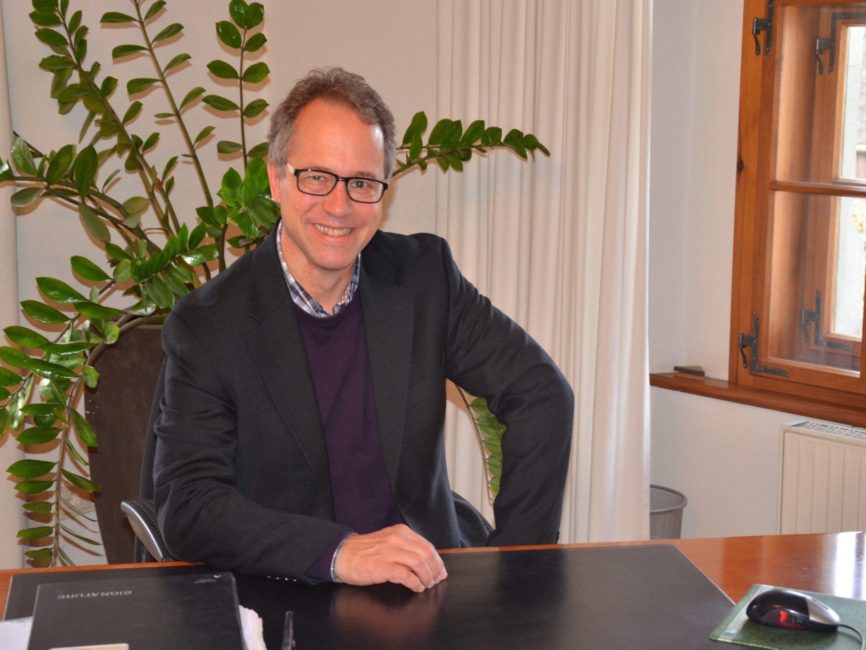 Bürgermeister Roman Kopf mit wichtigen Informationen