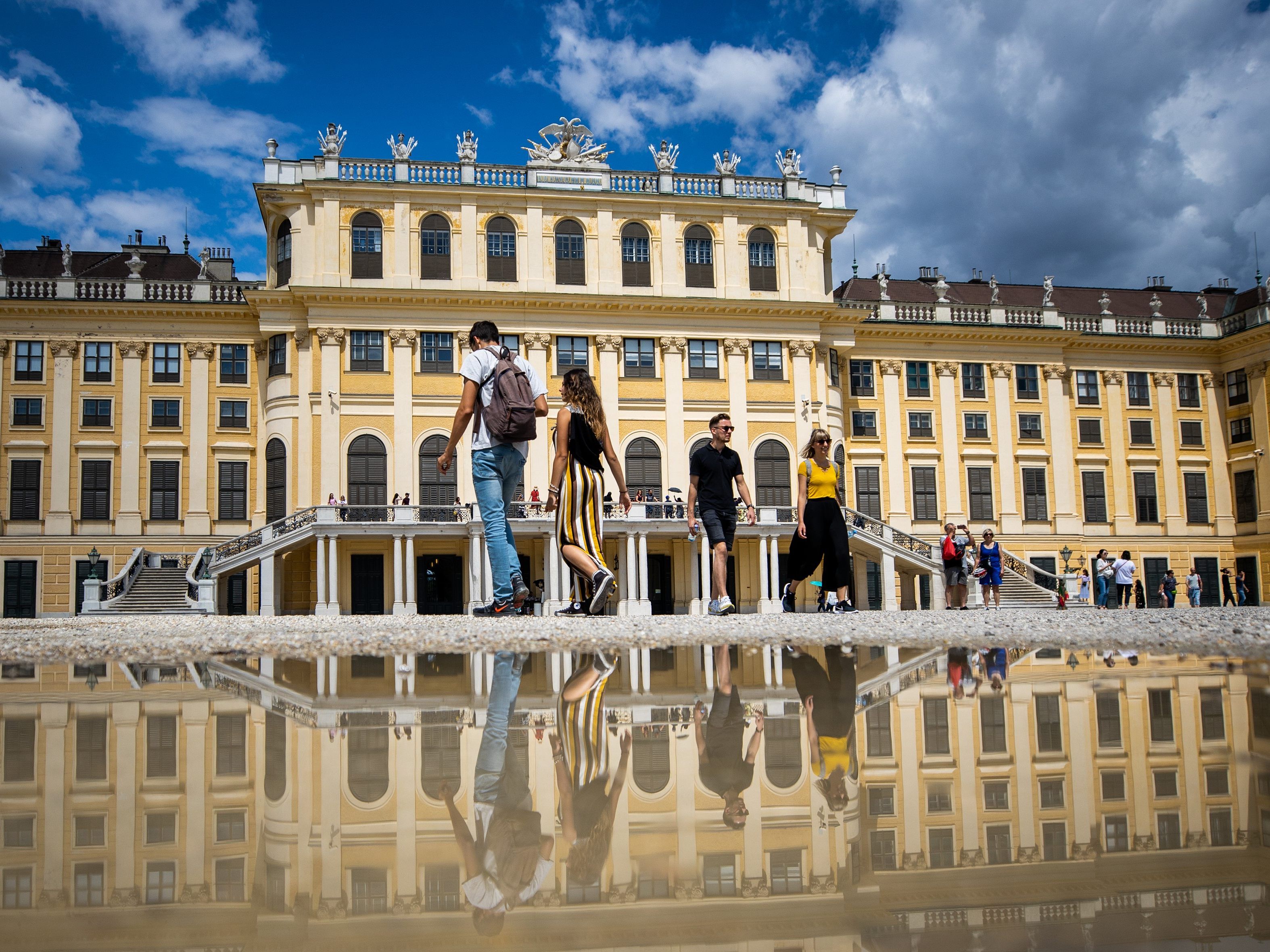 Unter anderem hatte das Schloss Schönbrunn noch geöffnet.