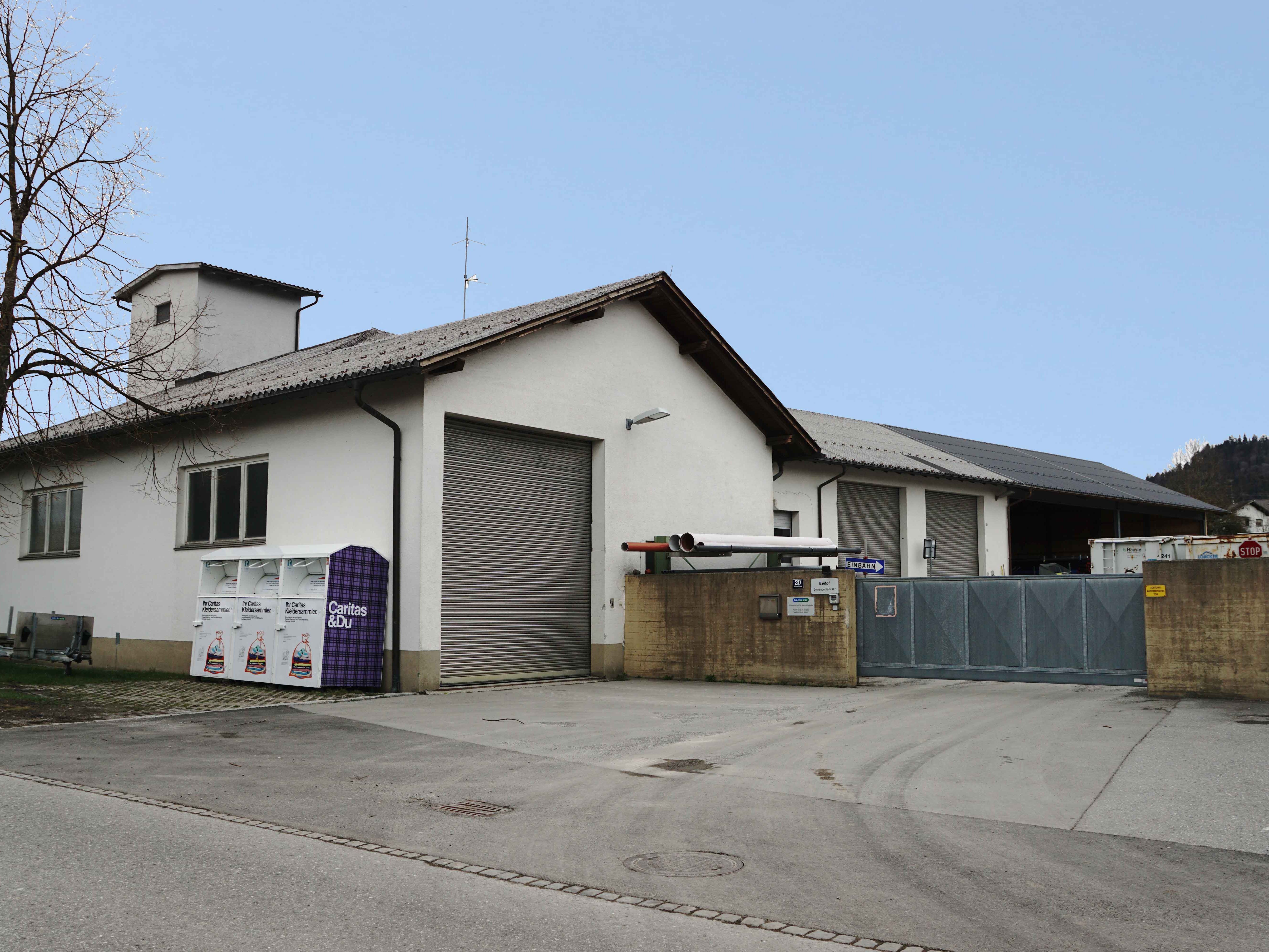 Das Hörbranzer Bauhofareal sowie die Grünmülldeponie können in Bälde wieder frequentiert werden.