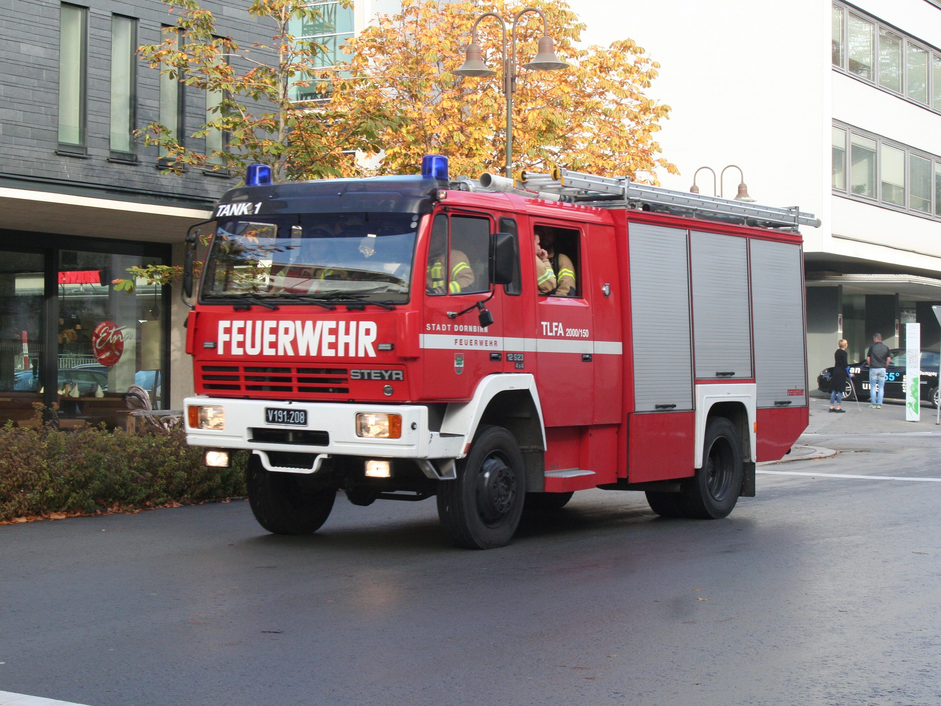 2019 wurde die Dornbirner Feuerwehr zu 383 Einsätzen gerufen