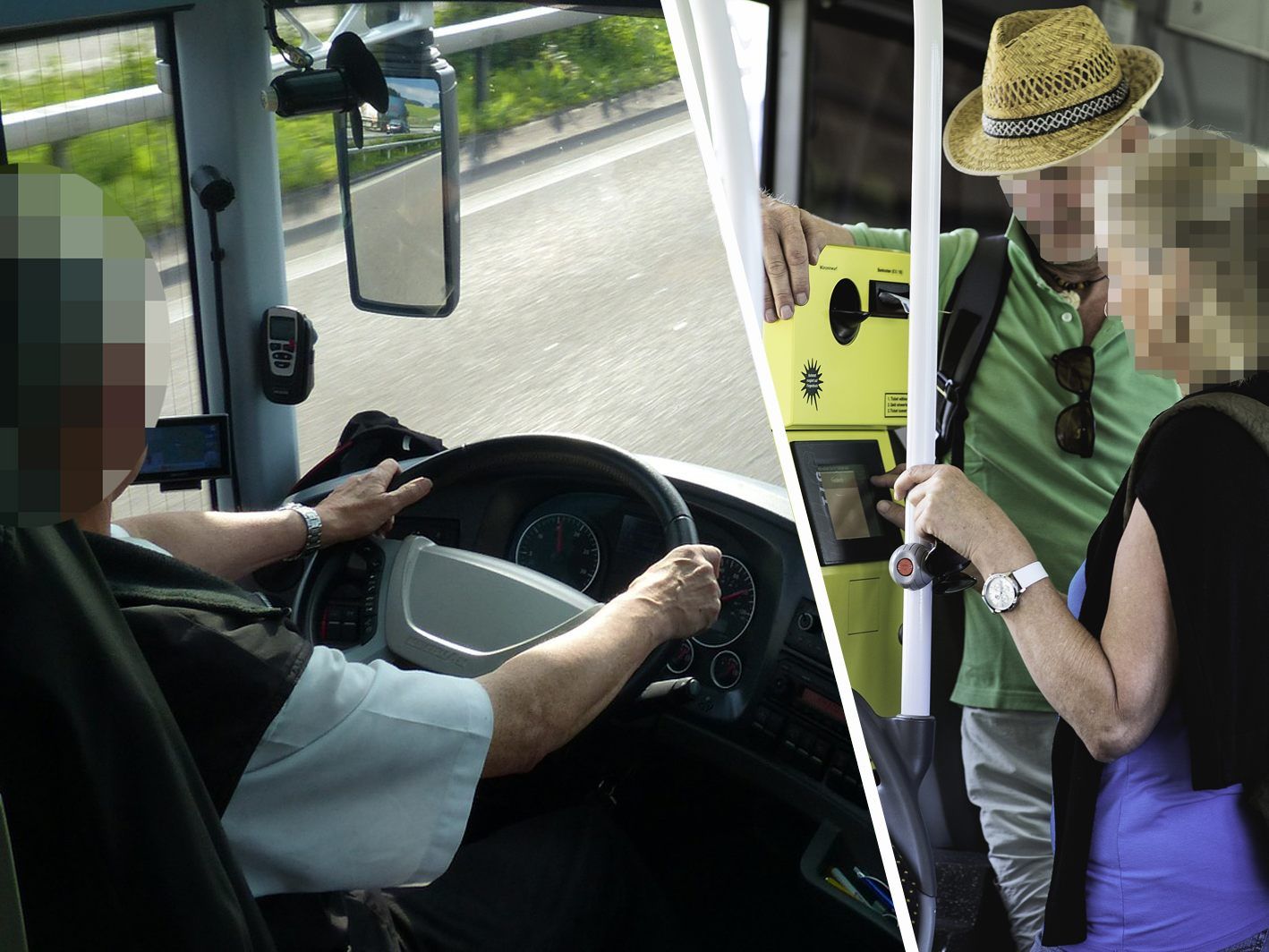 Unbelehrbare Wanderer sorgen für Kopfschütteln bei Busfahrern. Unbelehrbare Wanderer sorgen für Kopfschütteln bei Busfahrern.