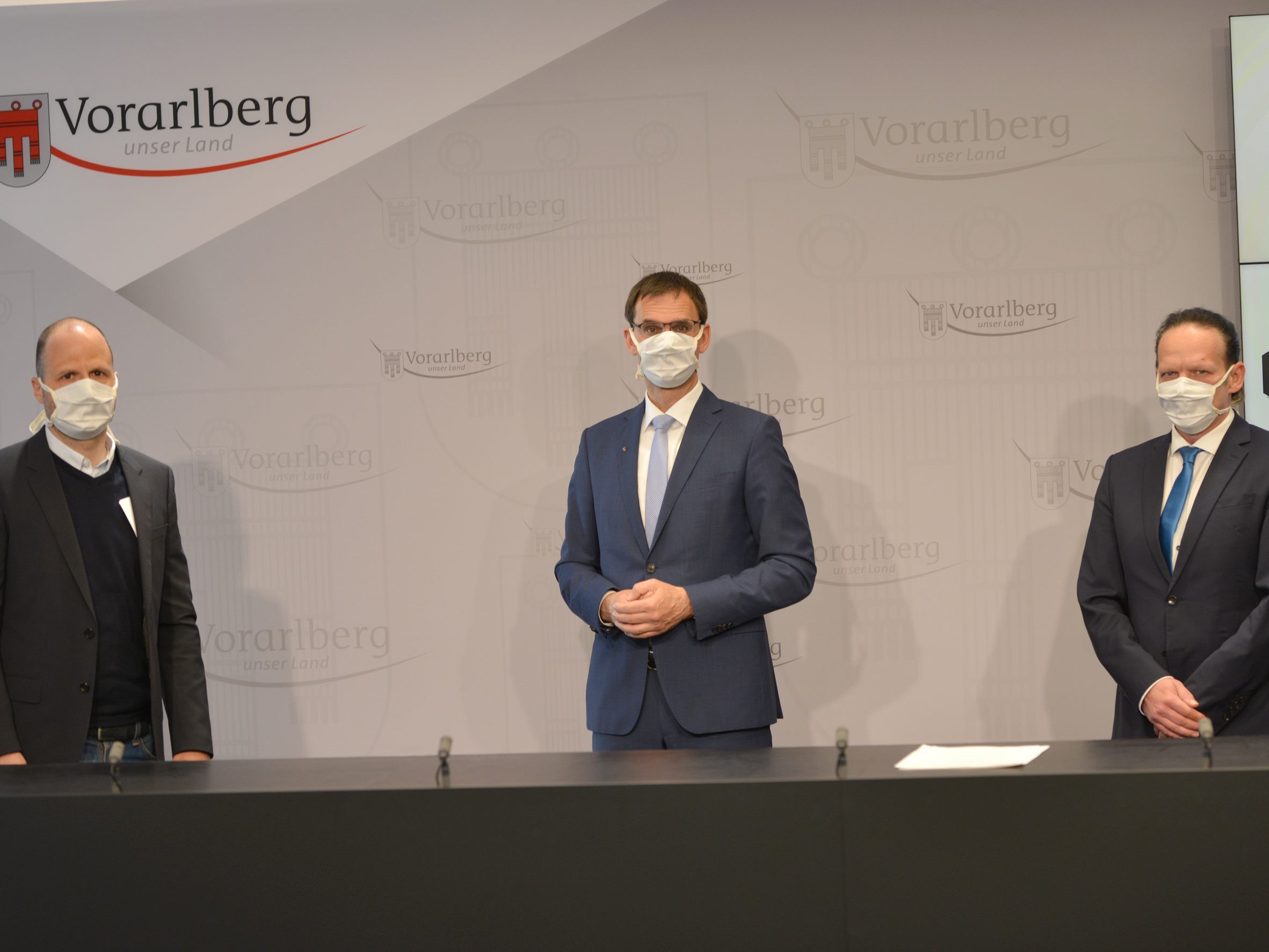 LR Tittler, LH Wallner und Günter Grabher. LR Tittler, LH Wallner und Günter Grabher.