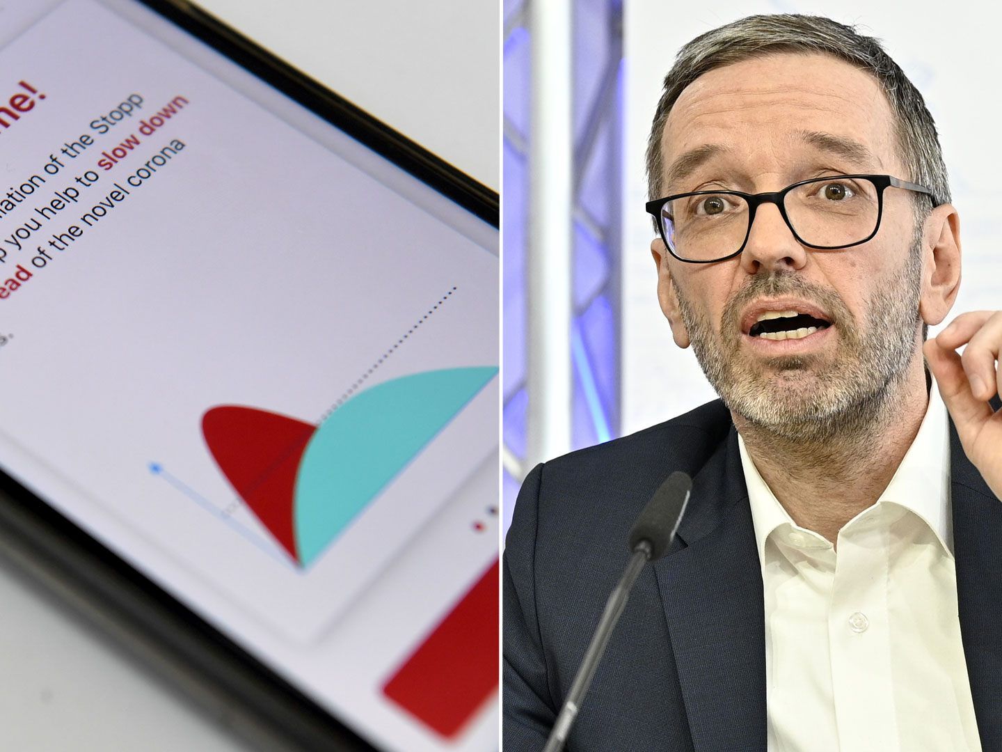 Die FPÖ bereitet eine Klage gegen die "Stopp-Corona-App" vor.