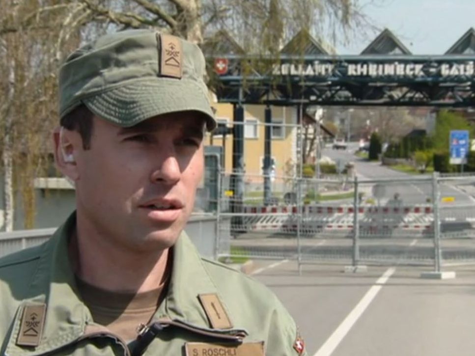 Militärpolizist Röschli über herzzerreißende Szenen an der Grenze. Militärpolizist Röschli über herzzerreißende Szenen an der Grenze.