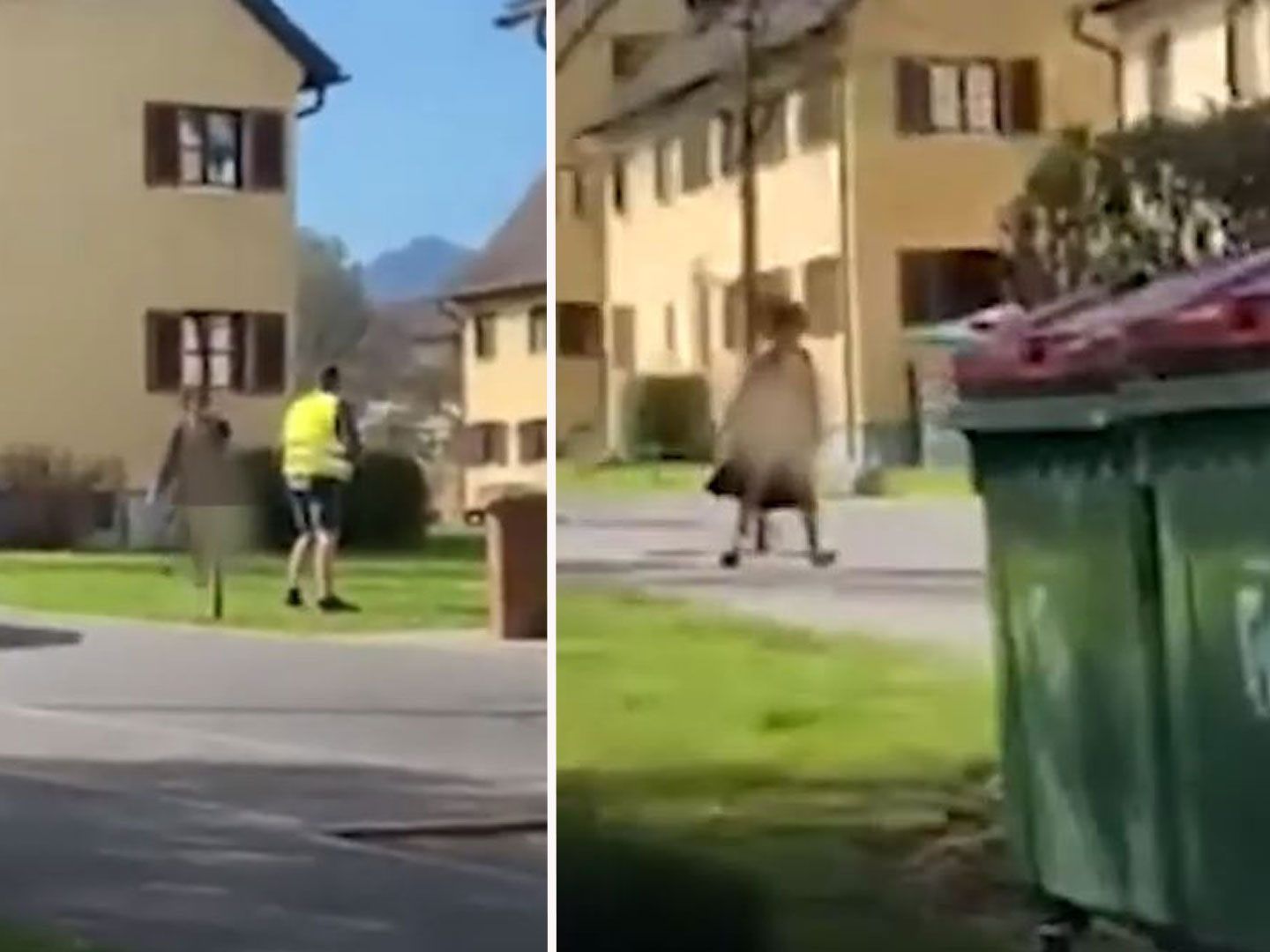 Der Nackte und der Angezogene gerieten in Dornbirn in Streit.