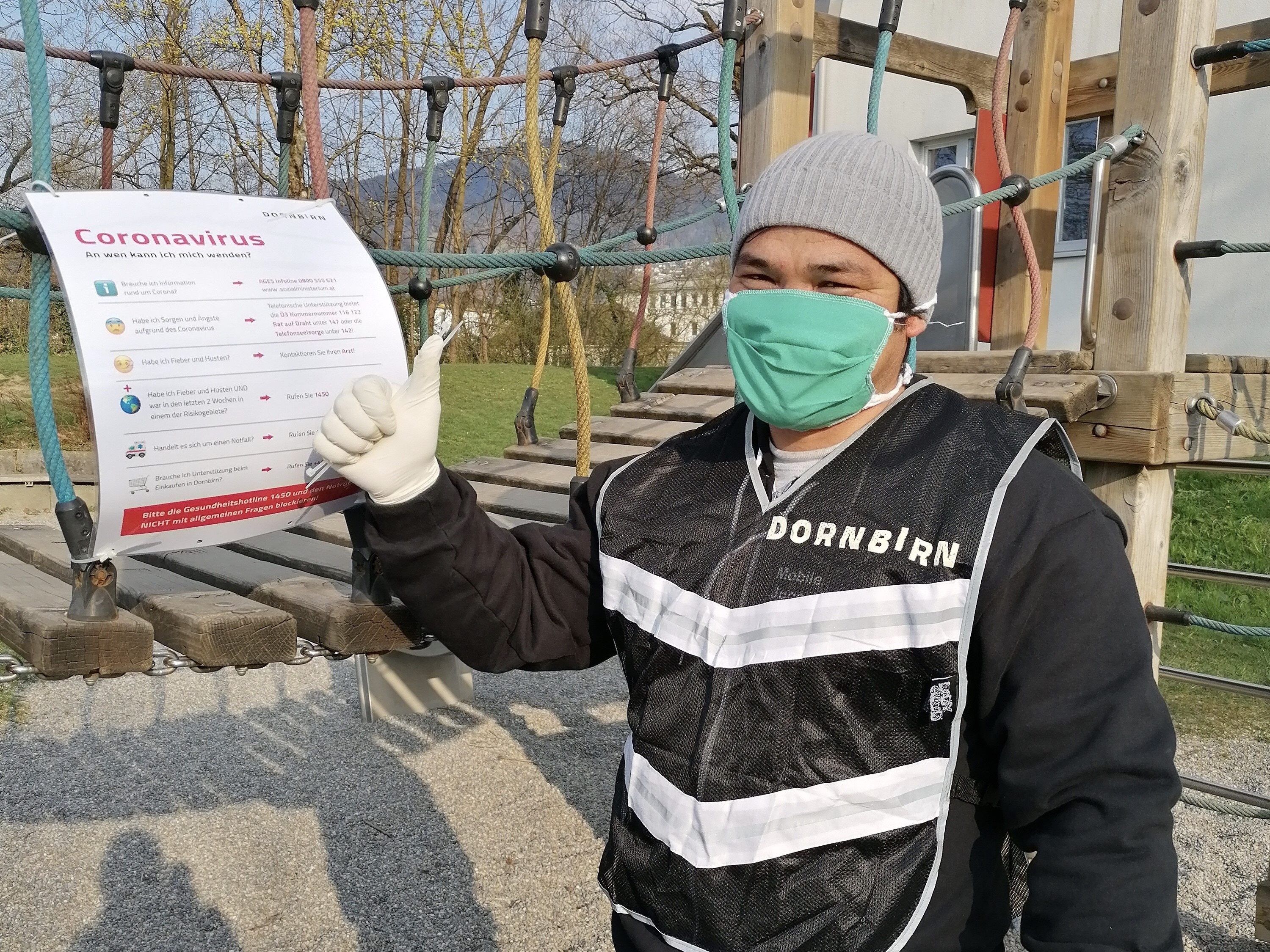 Ali Khavari vom Team Mobile Jugendarbeit Dornbirn