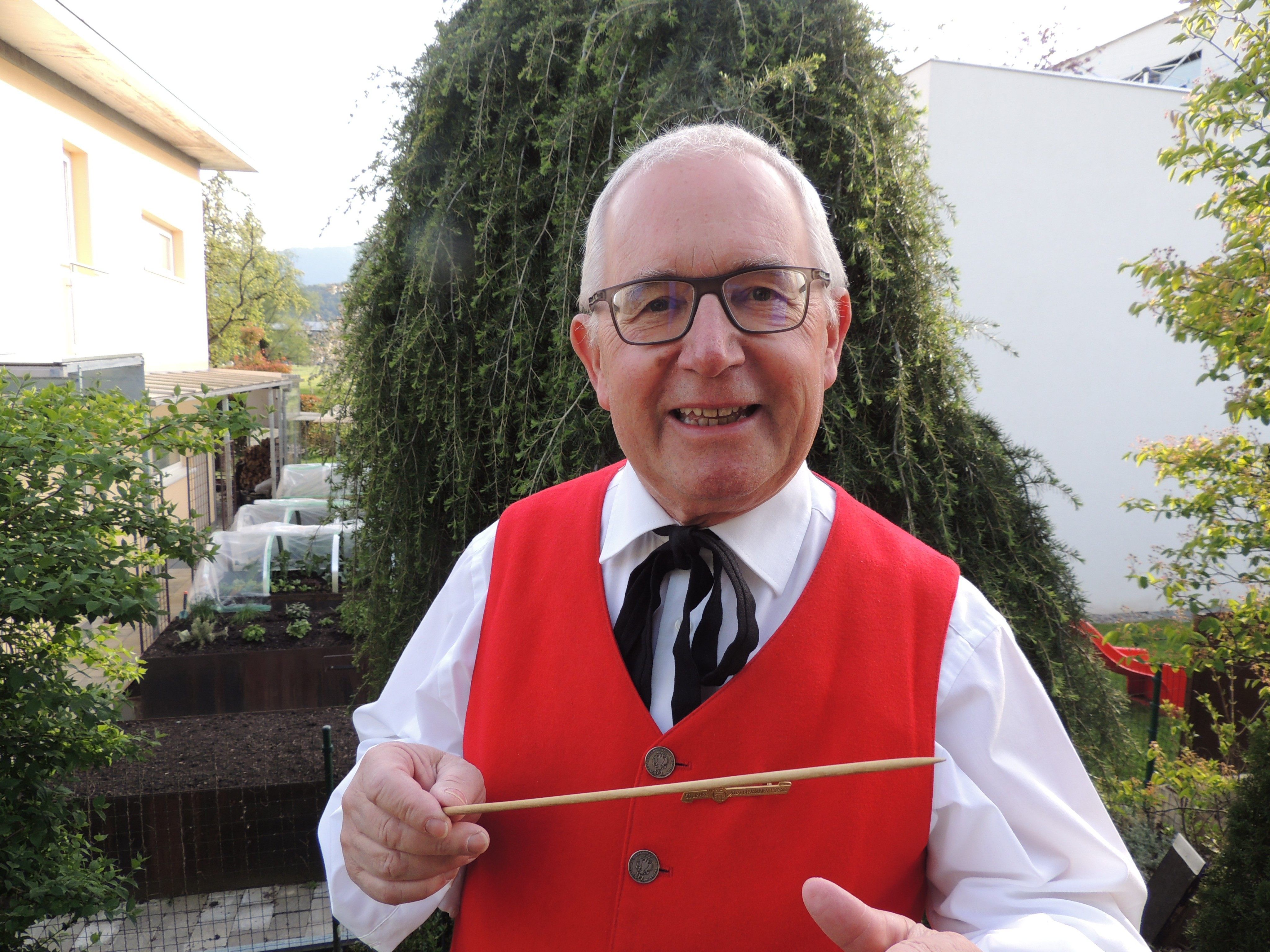 Werner Lins ist zum zweiten Mal Kapellmeister der Bürgermusik Rankweil
