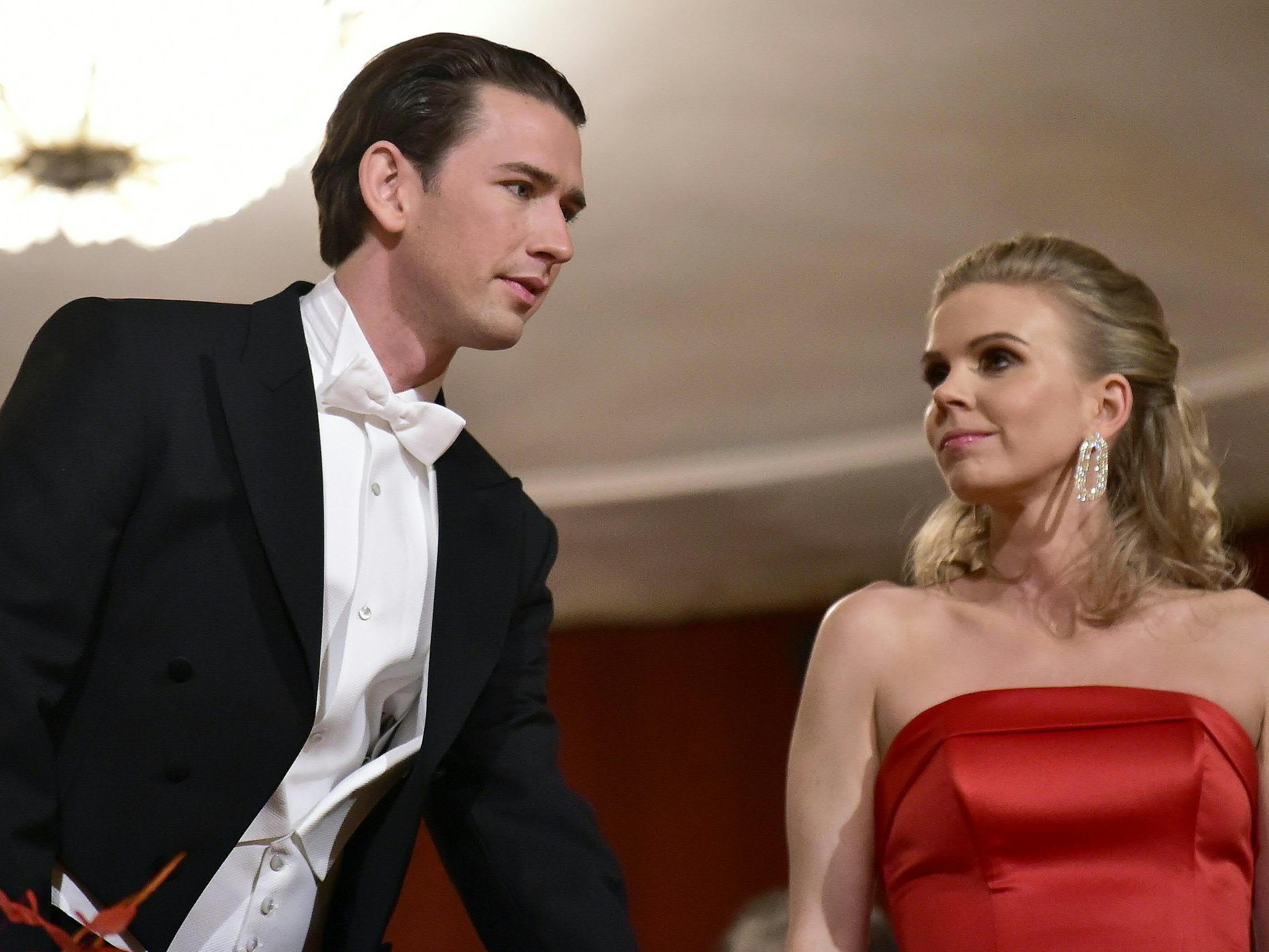 Bundeskanzler Sebastian Kurz (ÖVP) mit Freundin Susanne Thier Bundeskanzler Sebastian Kurz (ÖVP) mit Freundin Susanne Thier