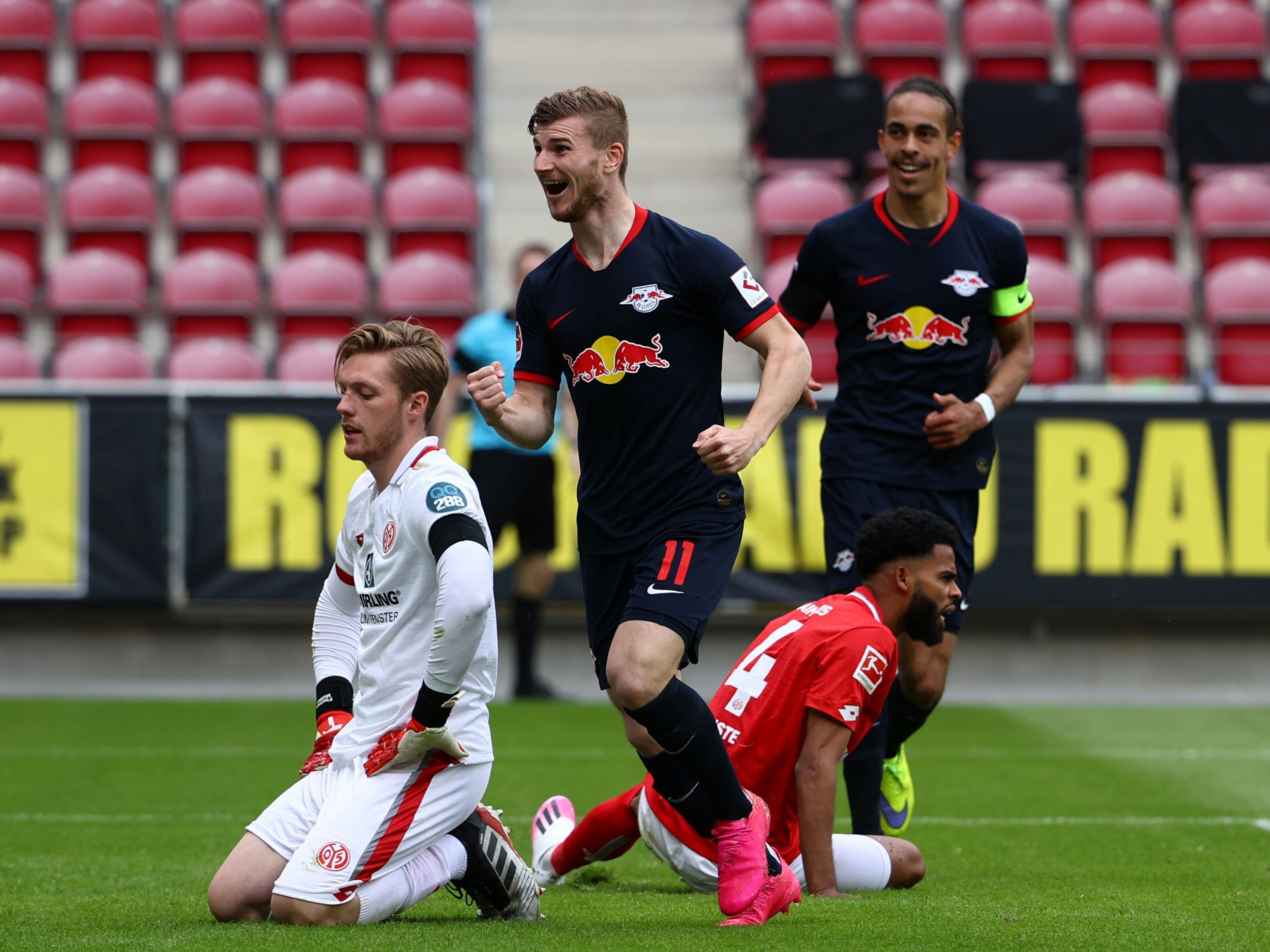 Werner und Co. ließen Mainz auch im zweiten Saisonduell keine Chance. Werner und Co. ließen Mainz auch im zweiten Saisonduell keine Chance.