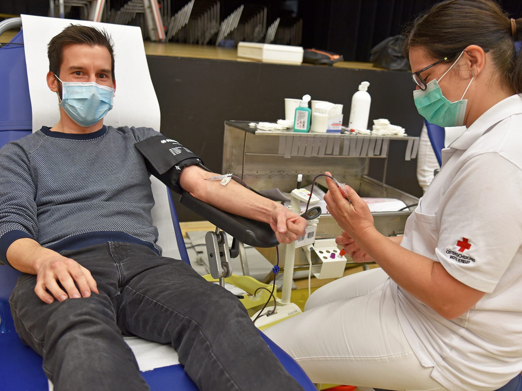 Die Feuerwehr Röthis lädt zum jährlichen Blutspenden