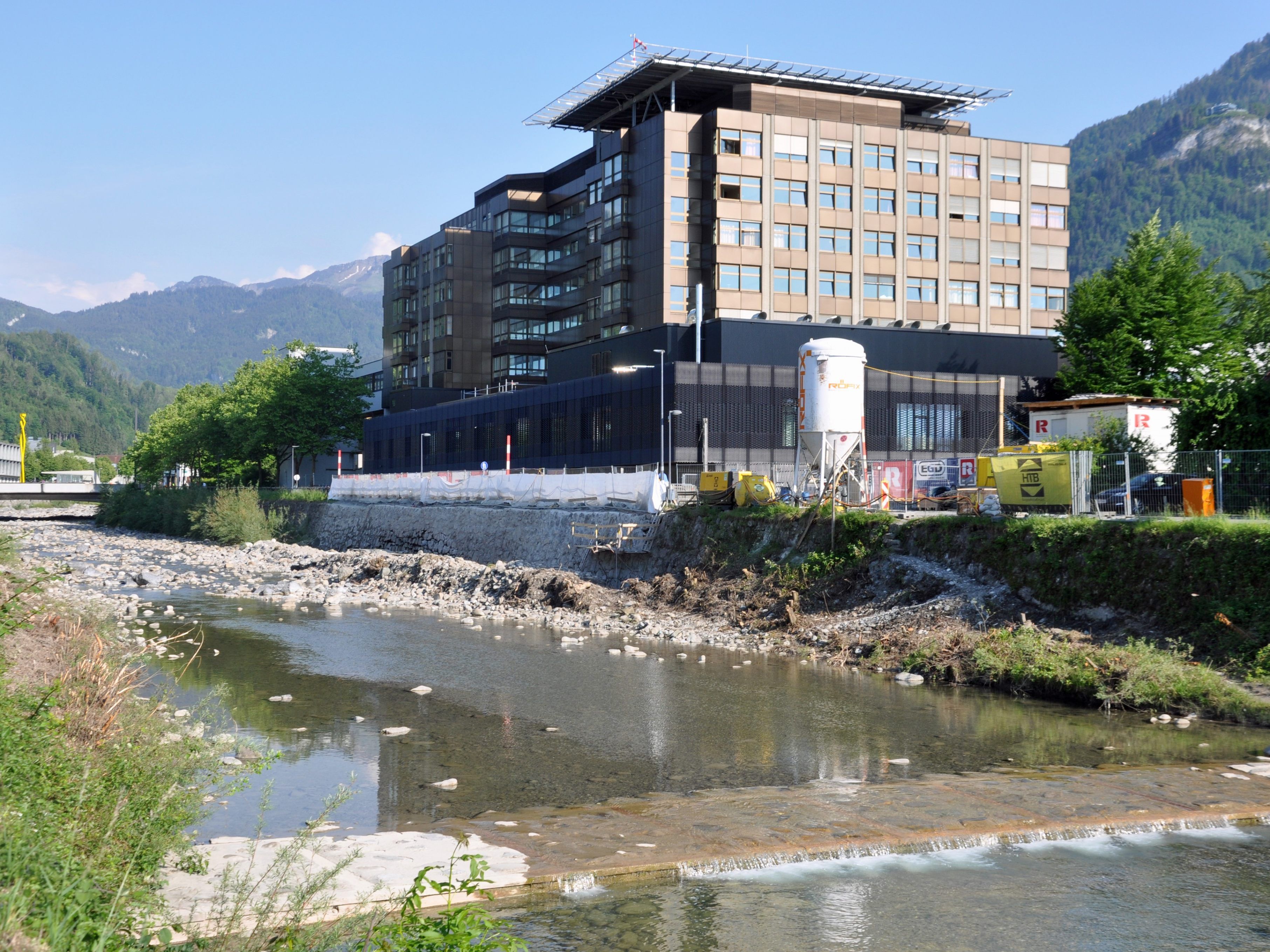 Anfang Mai haben die Sanierungsarbeiten am Abschnitt unterhalb des Stadtspitals bis zum Nummernsteg begonnen.