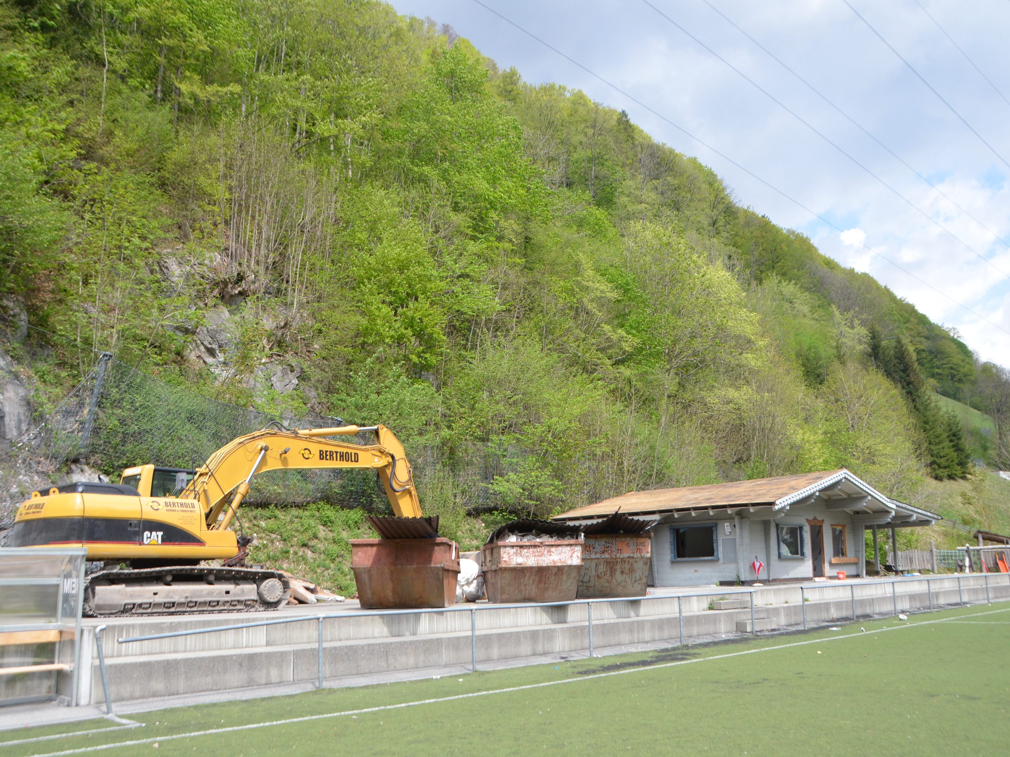 Abriss Clubheim FCK