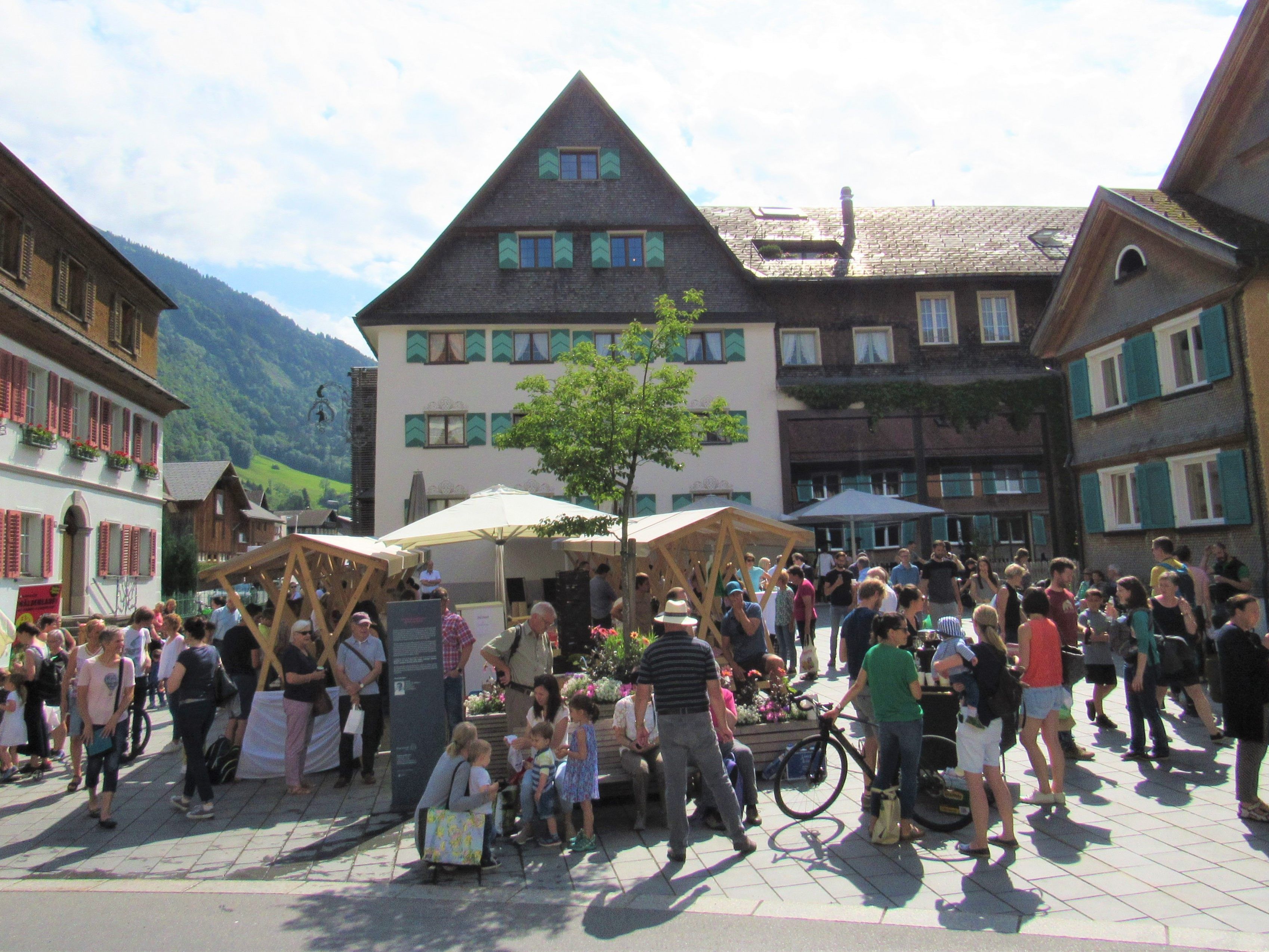Wochenmarkt in Bezau