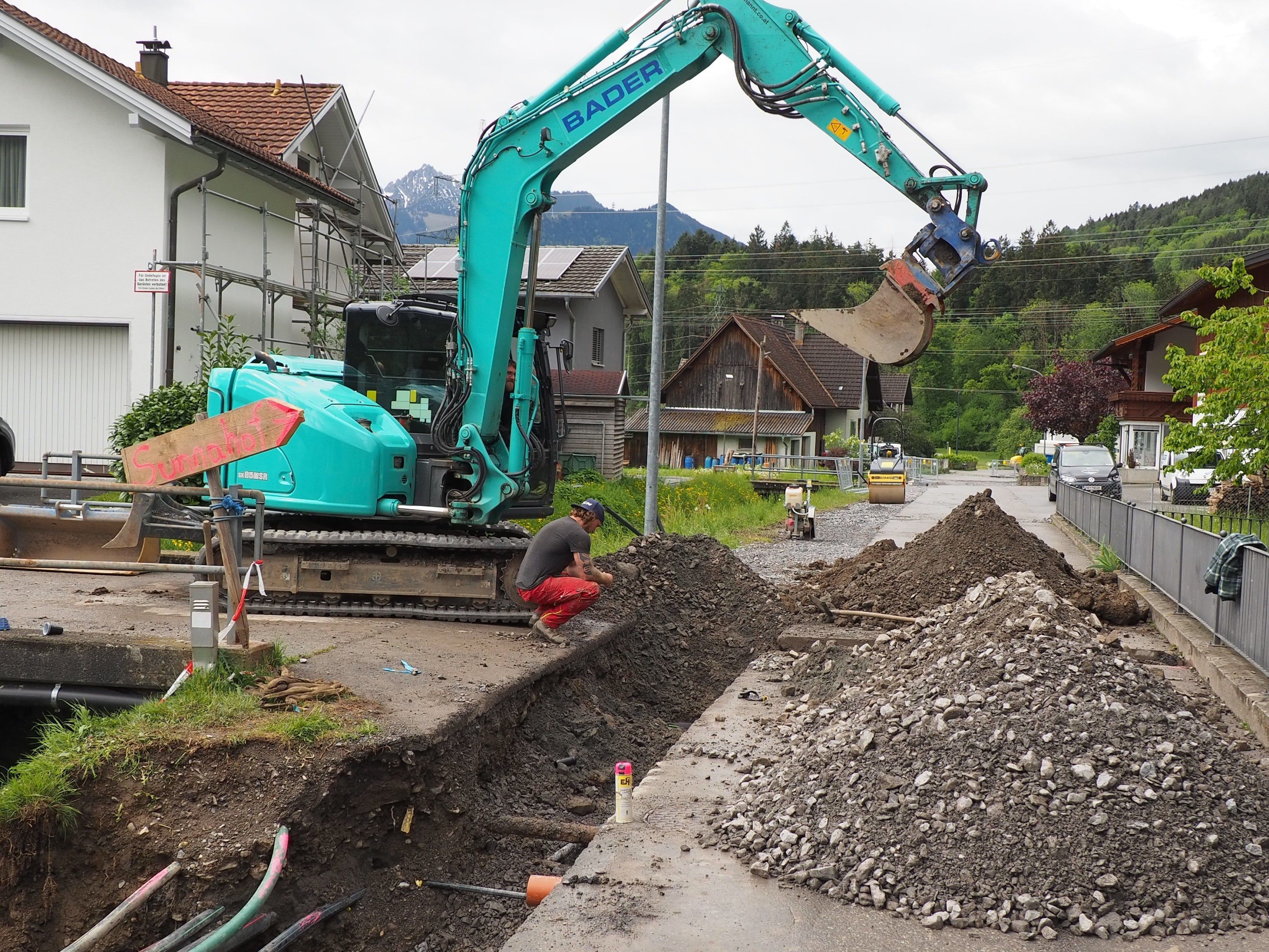 Die Parzelle Tufers wird an das Göfner Trinkwassernetz angeschlossen