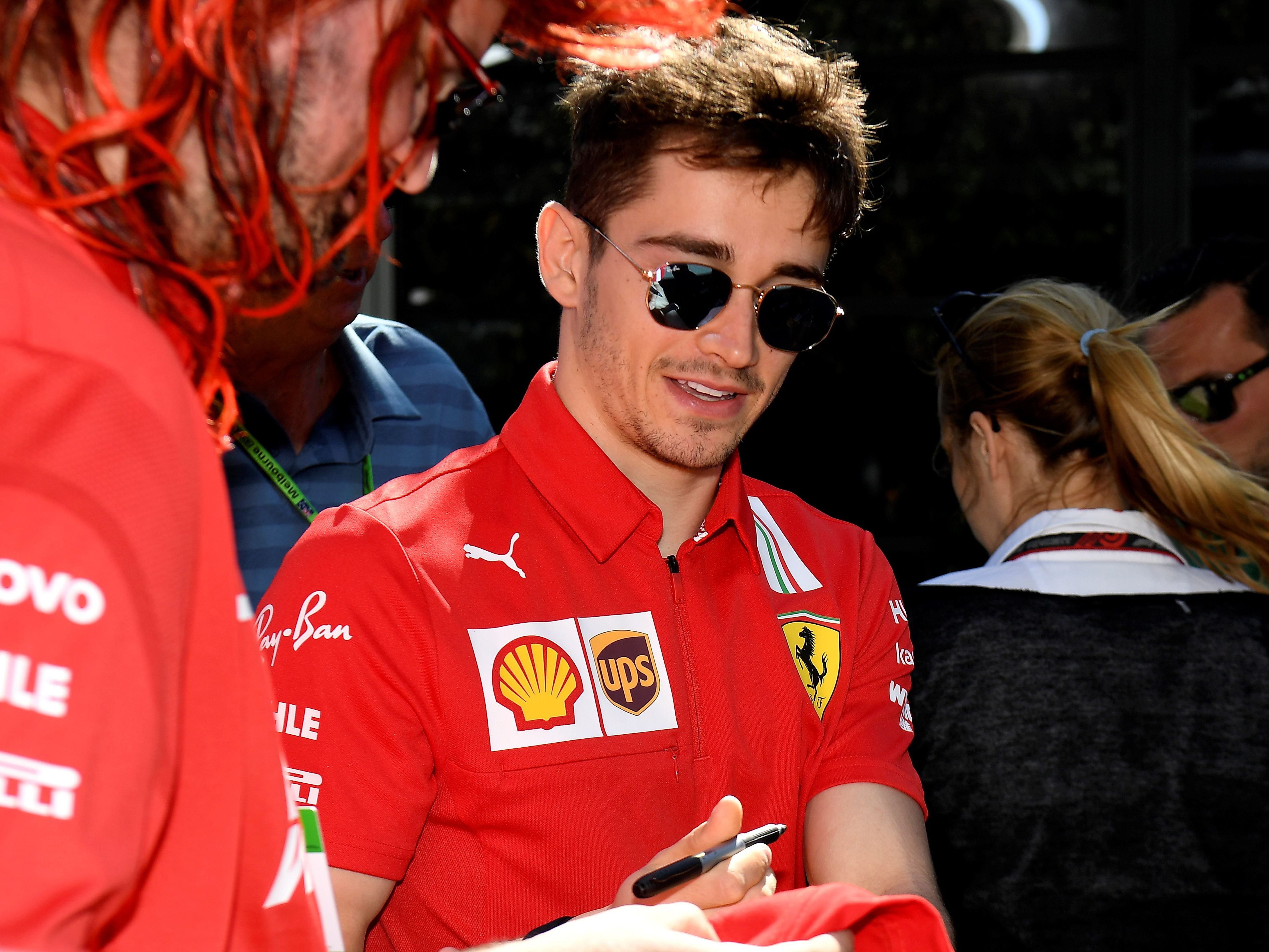 Ferrari-Shootingstar Charles Leclerc.