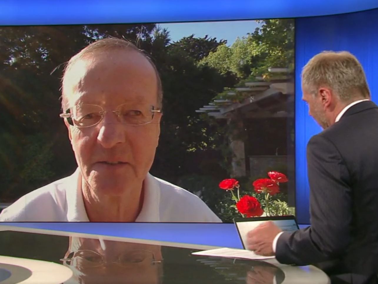 Bischofberger im Interview mit Armin Wolf.