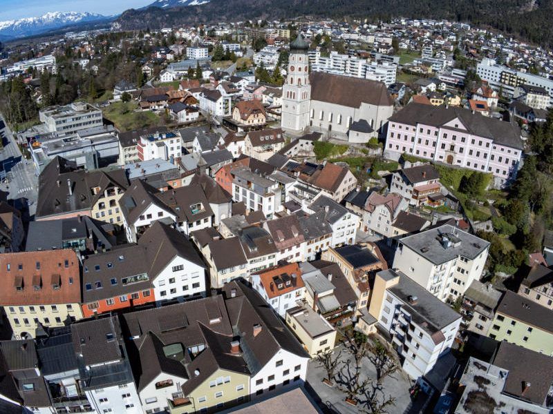 Bludenz von oben
