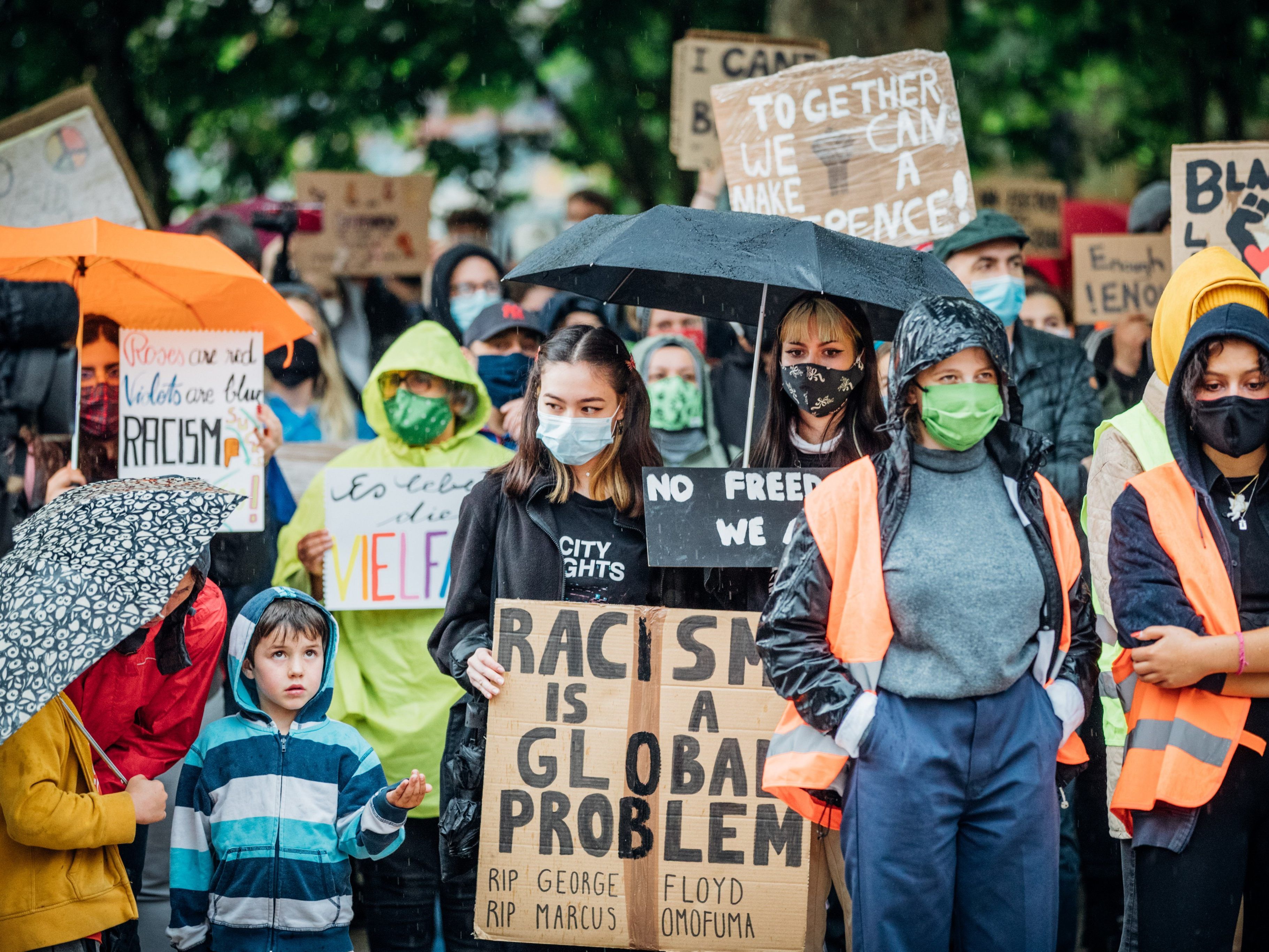 An der Demonstration am Samstag nahmen mehrere hundert Menschen teil.