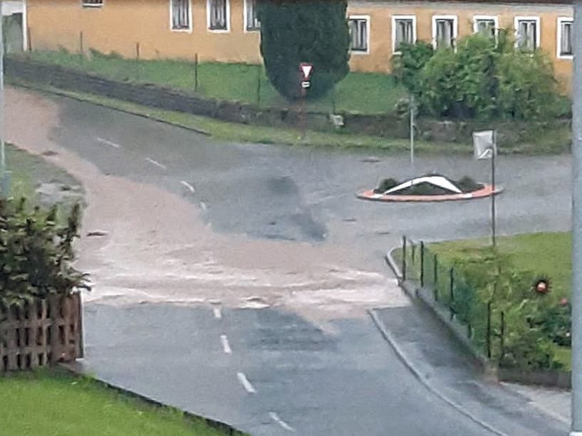 Am Samstag gingen in Teilen Niederösterreichs starke Hagelunwetter nieder.