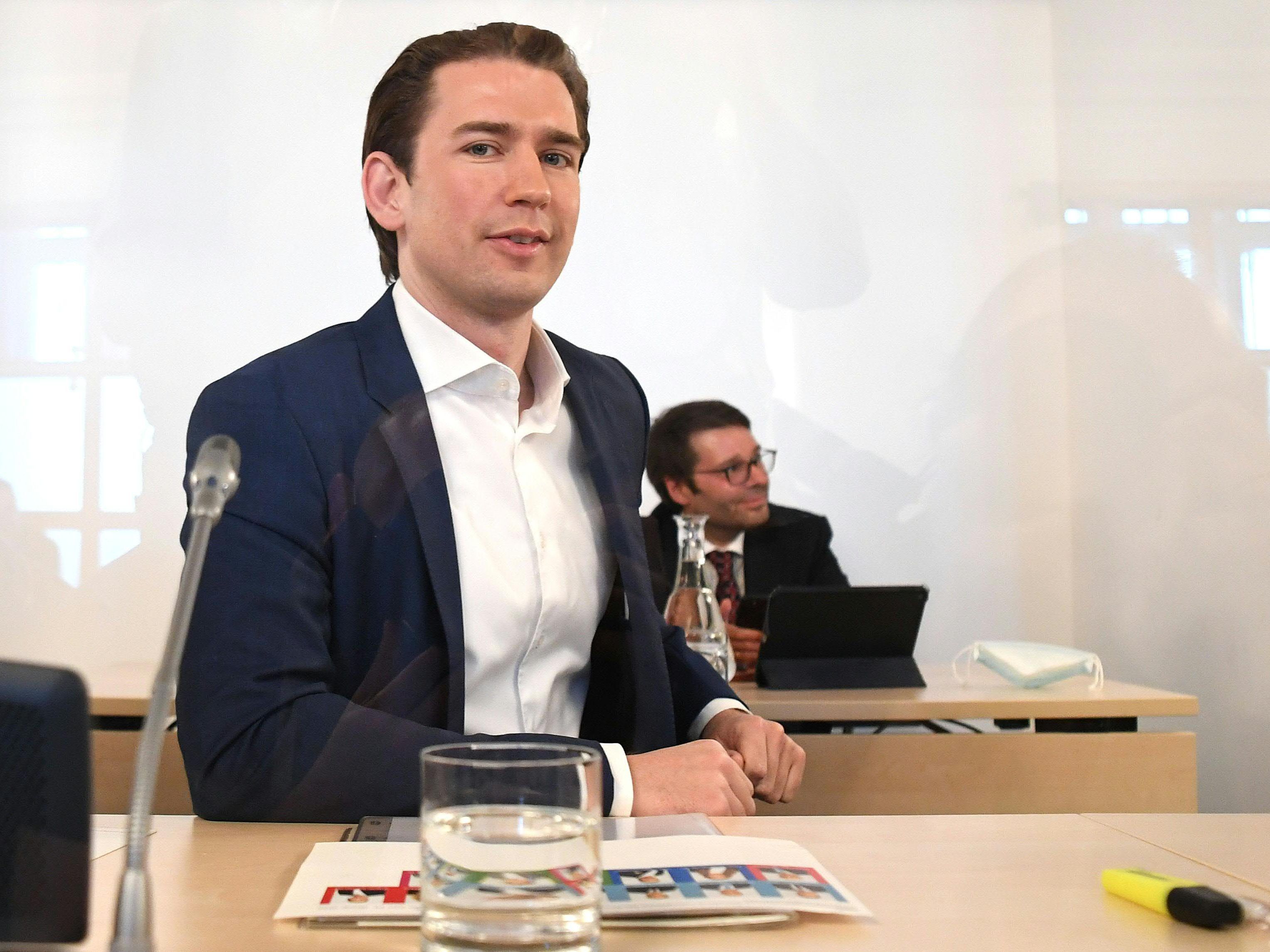 Kurz reagierte beim U-Ausschuss vereinzelt emotional. Kurz reagierte beim U-Ausschuss vereinzelt emotional.