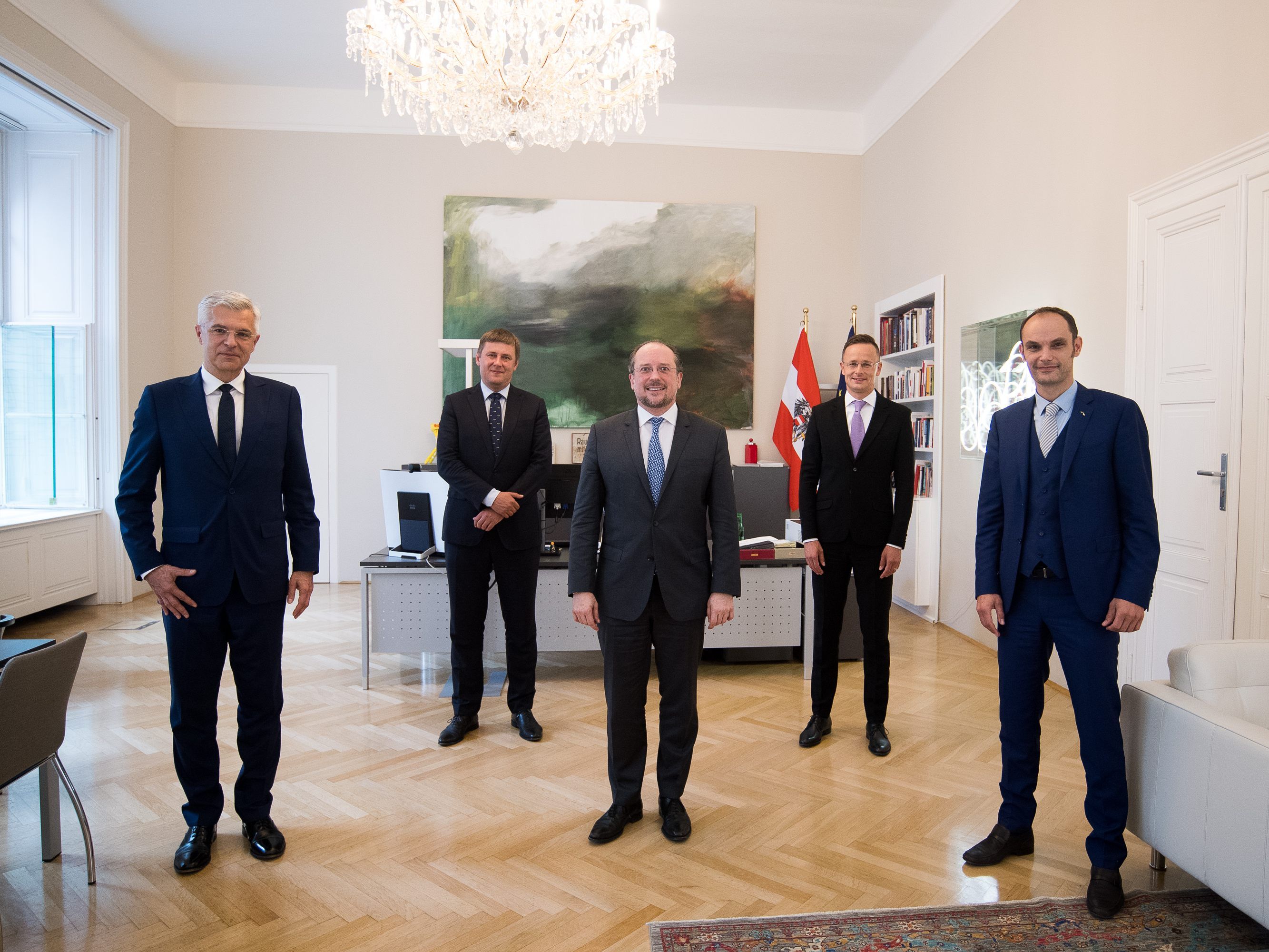 In Wien kam es zum internationalen Ministertreffen.
