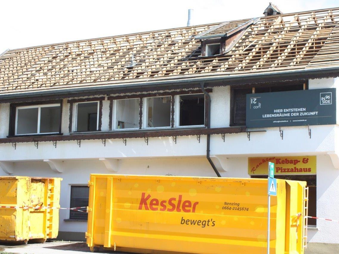 Vor dem Baustart müssen noch zwei Wohnhäuser abgerissen werden