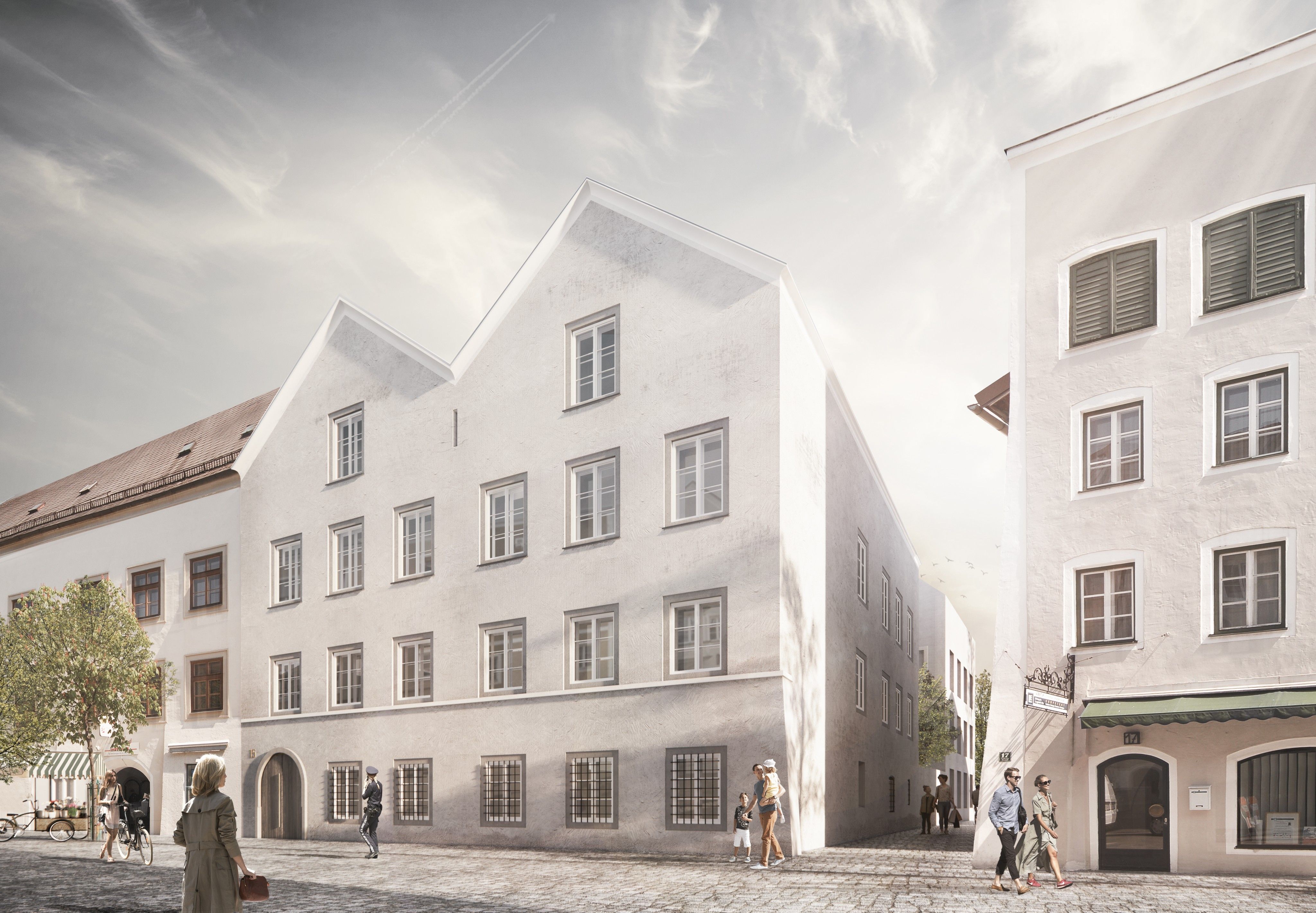 So soll das Hitler-Geburtshaus nach der Umgestaltung aussehen. So soll das Hitler-Geburtshaus nach der Umgestaltung aussehen.