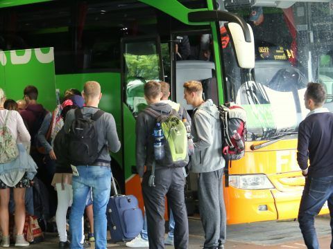 Auch internationale Fernbusse sind wieder von oder nach Wien unterwegs.