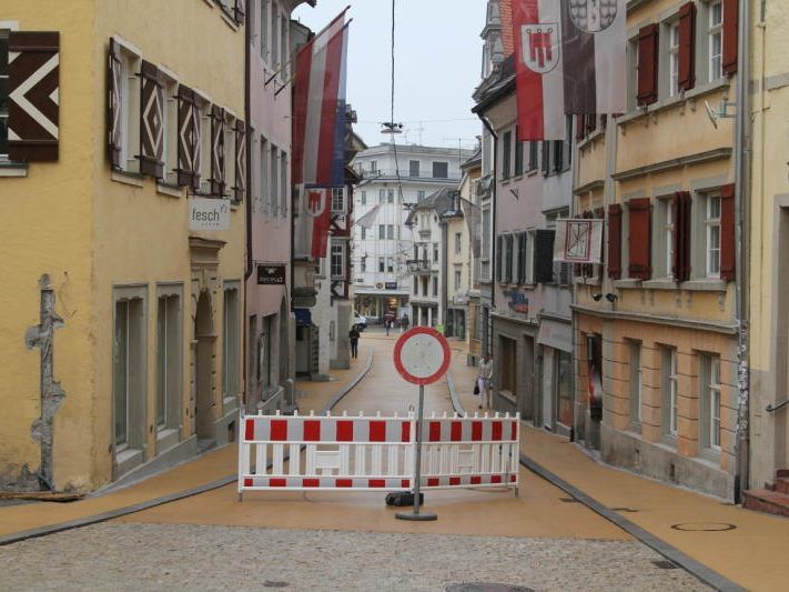 Stadt nutzt Sperre der Kirchstraße für Pilotprojekt