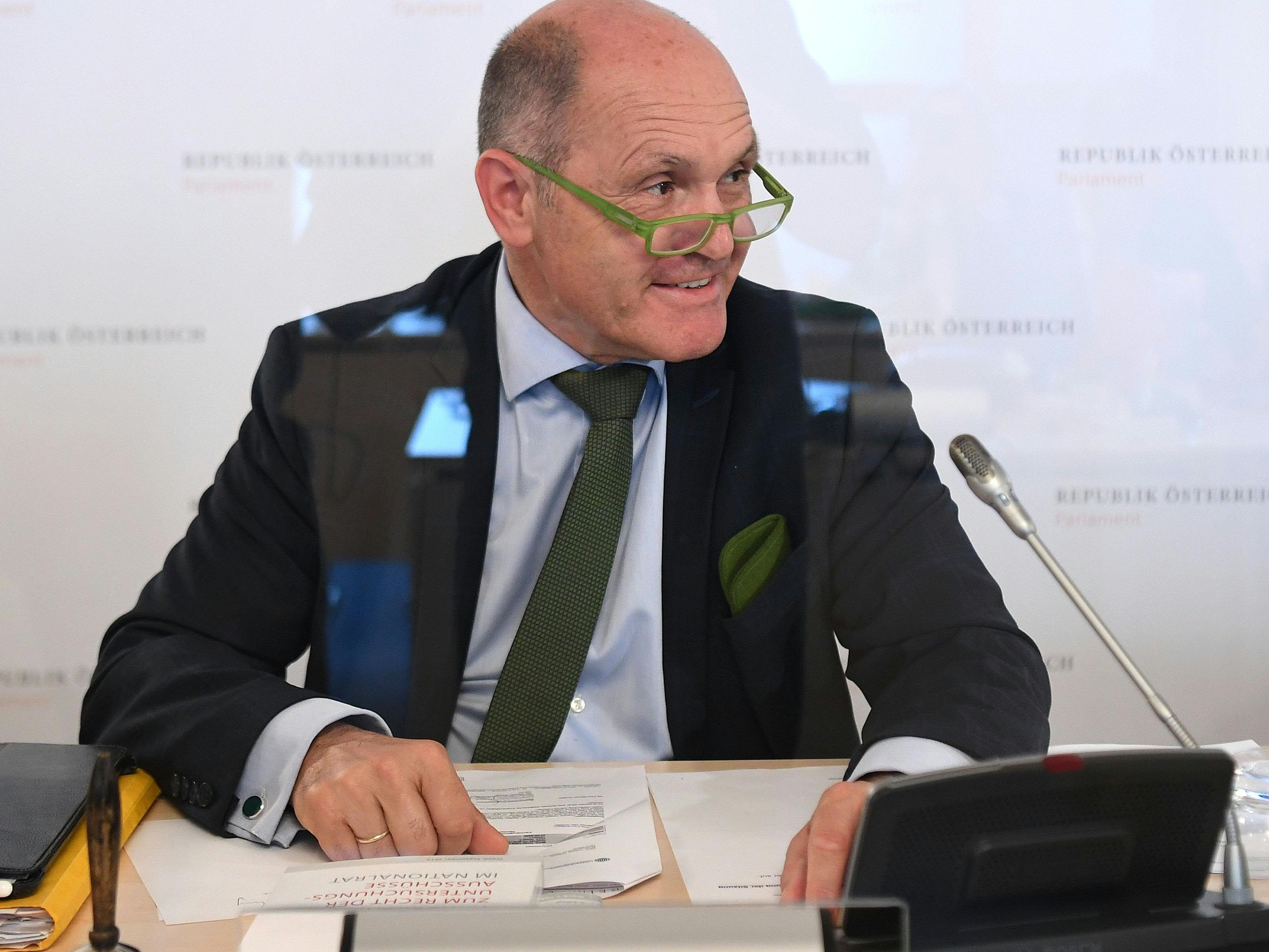 Wolfgang Sobotka heute beim Ibiza-U-Ausschuss. Wolfgang Sobotka heute beim Ibiza-U-Ausschuss.