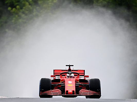 Ferraris waren im Regen am schnellsten