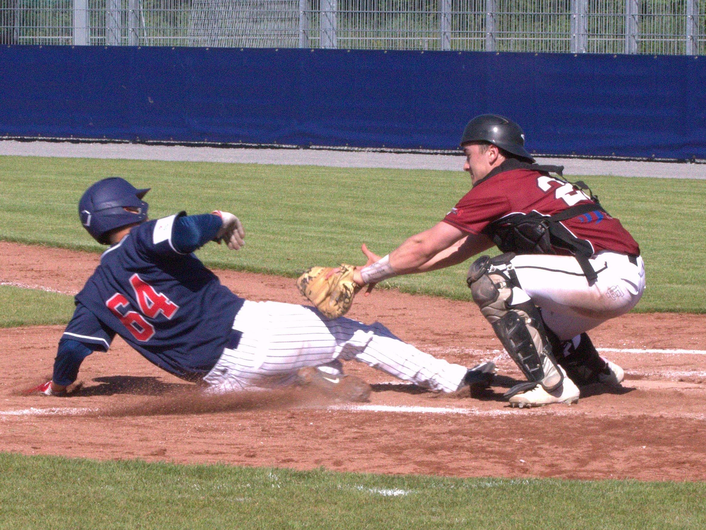 Mit zwei Siegen gelang den Indians nach der Corona-Pause der perfekte Start in die Baseball Bundesliga.