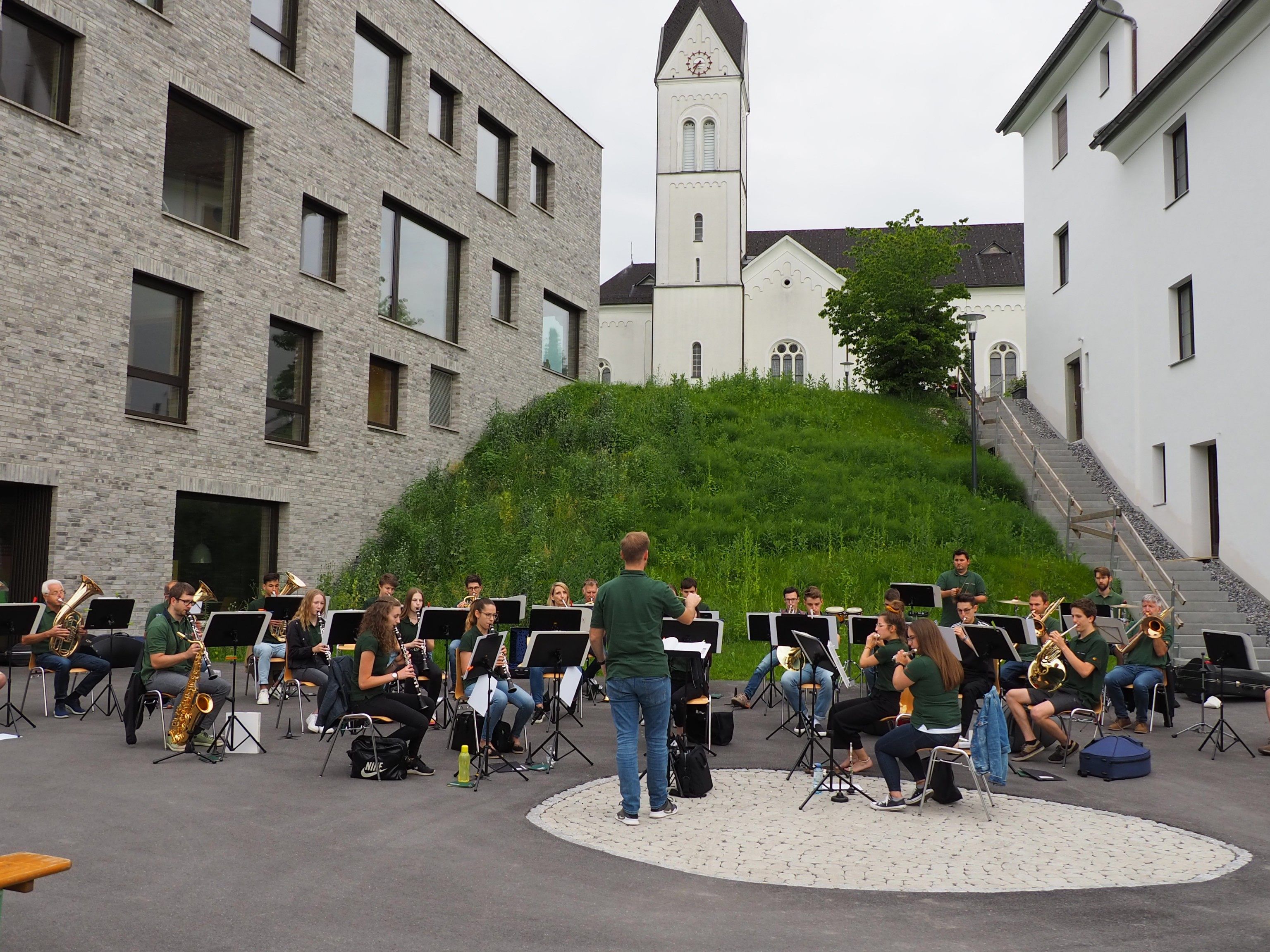 Probe vor beeindruckender Kulisse