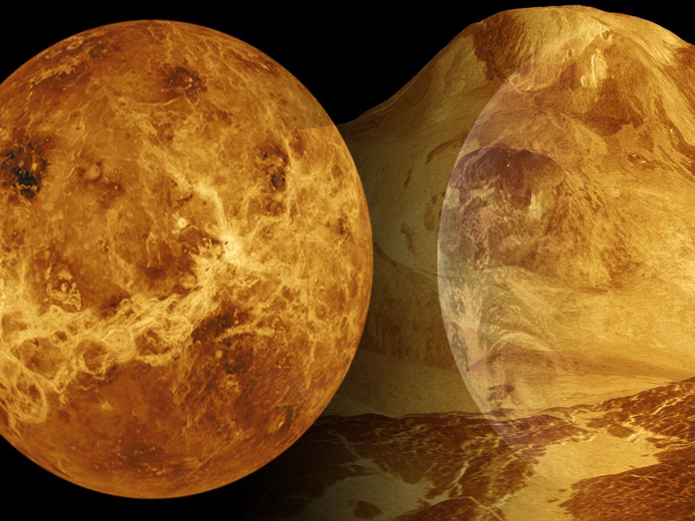 37 vulkanische Strukturen werden auf der Venus vermutet. 37 vulkanische Strukturen werden auf der Venus vermutet.
