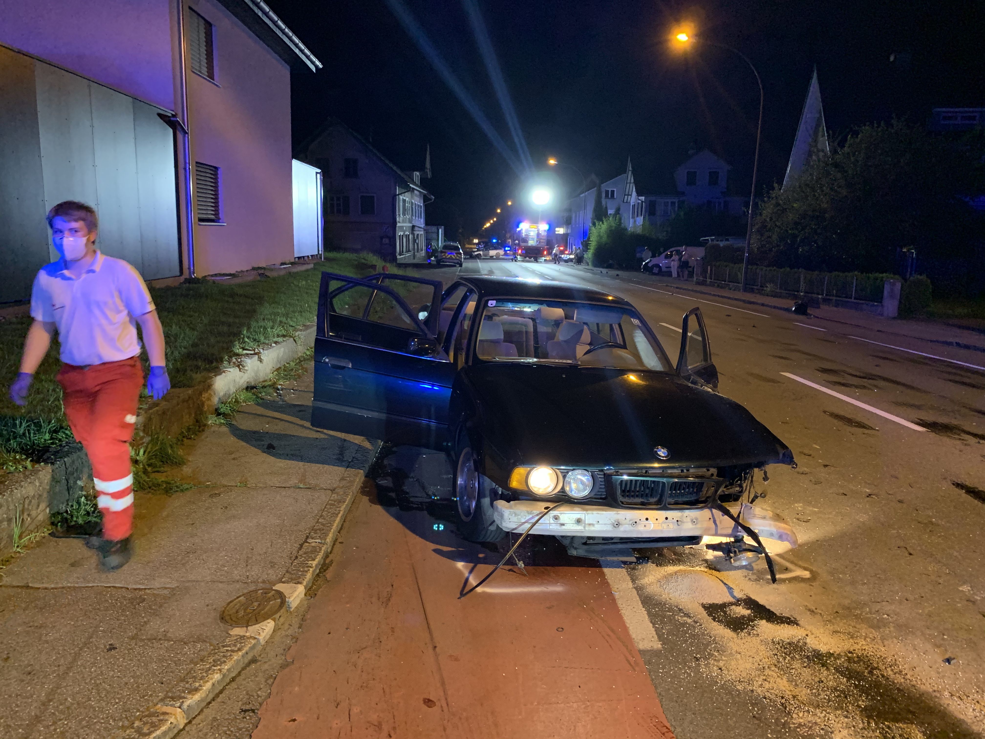 Ein Unfall in Hohenems forderte vier Verletzte.