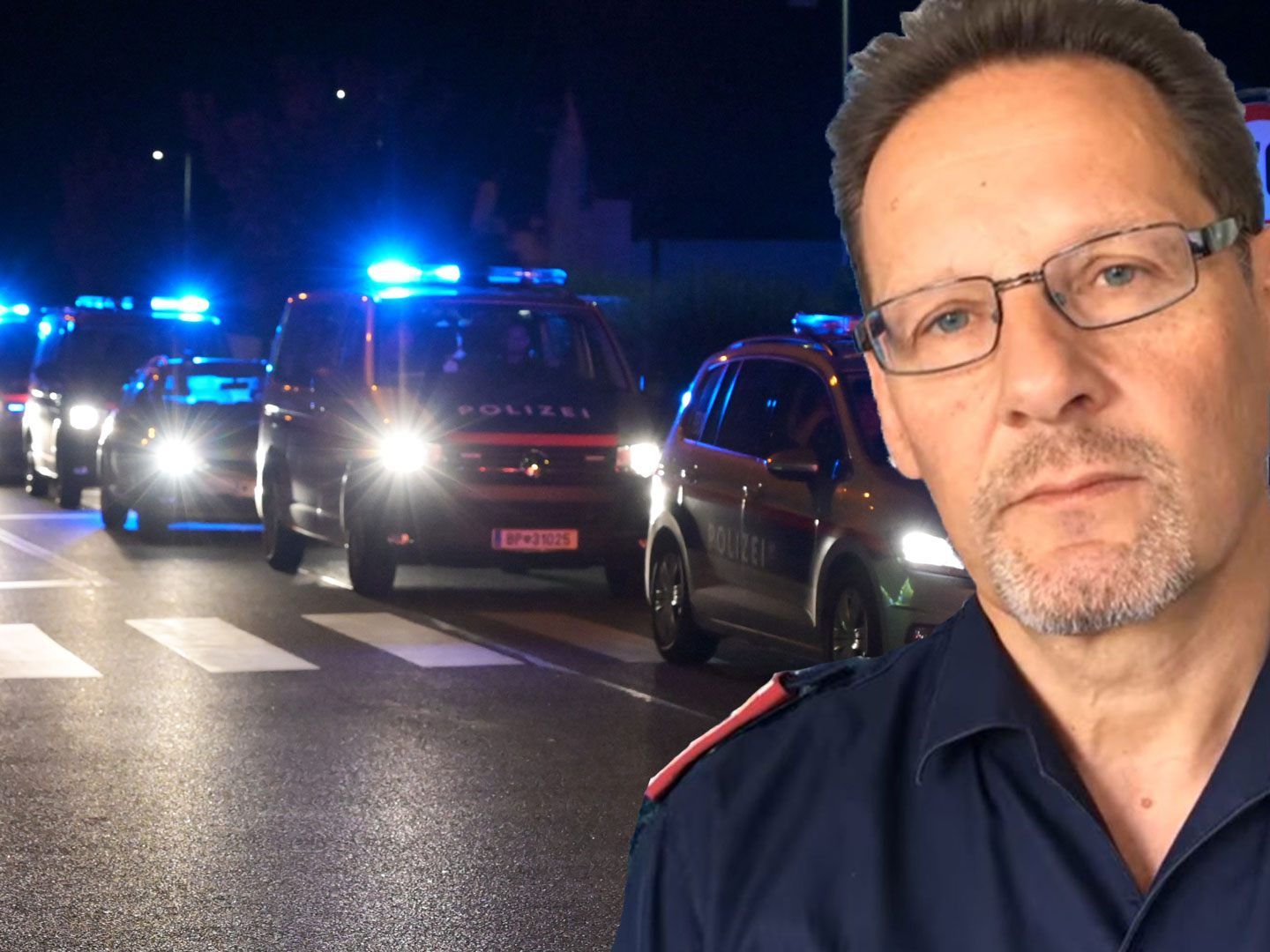 Polizeisprecher Horst Spitzhofer. Polizeisprecher Horst Spitzhofer.