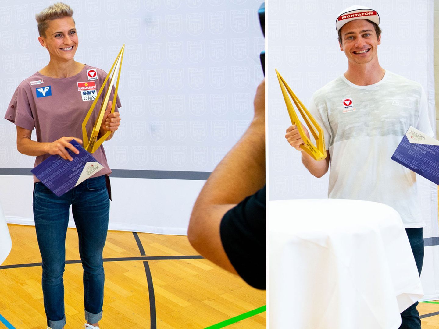 Eva Pinkelnig und Alessandro Hämmerle sind Sportler des Jahres. Eva Pinkelnig und Alessandro Hämmerle sind Sportler des Jahres.