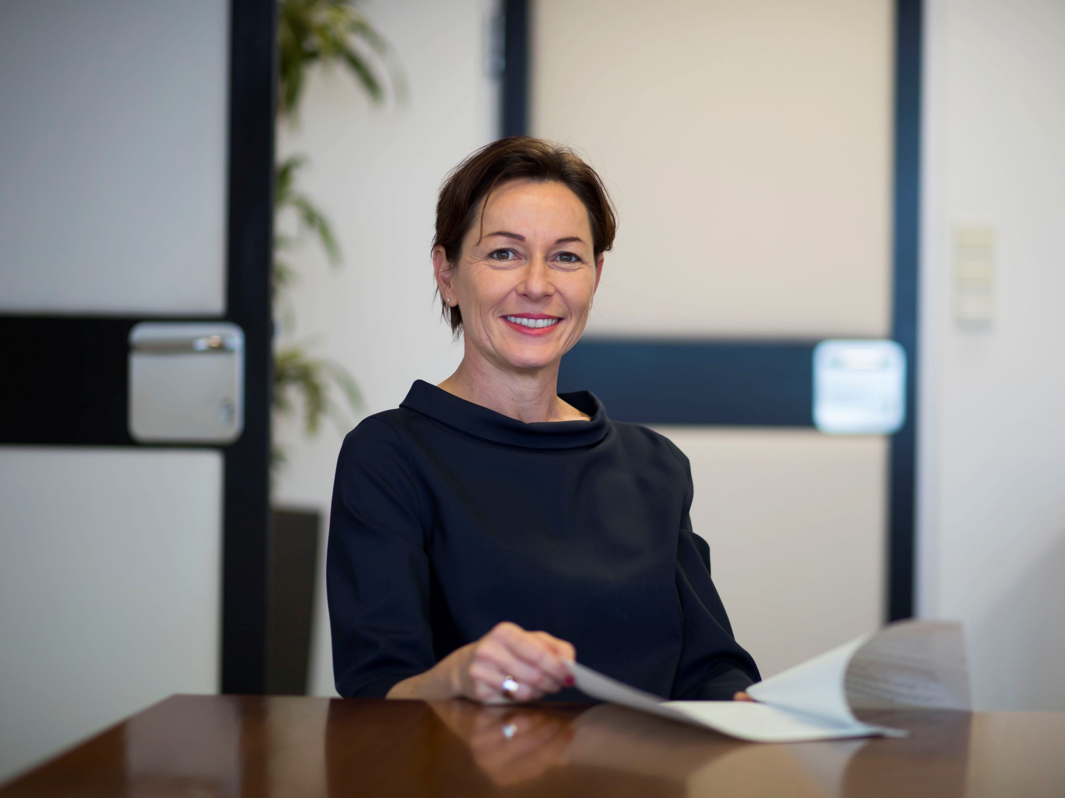 Martina Rüscher will Zuversicht versprühen. Martina Rüscher will Zuversicht versprühen.