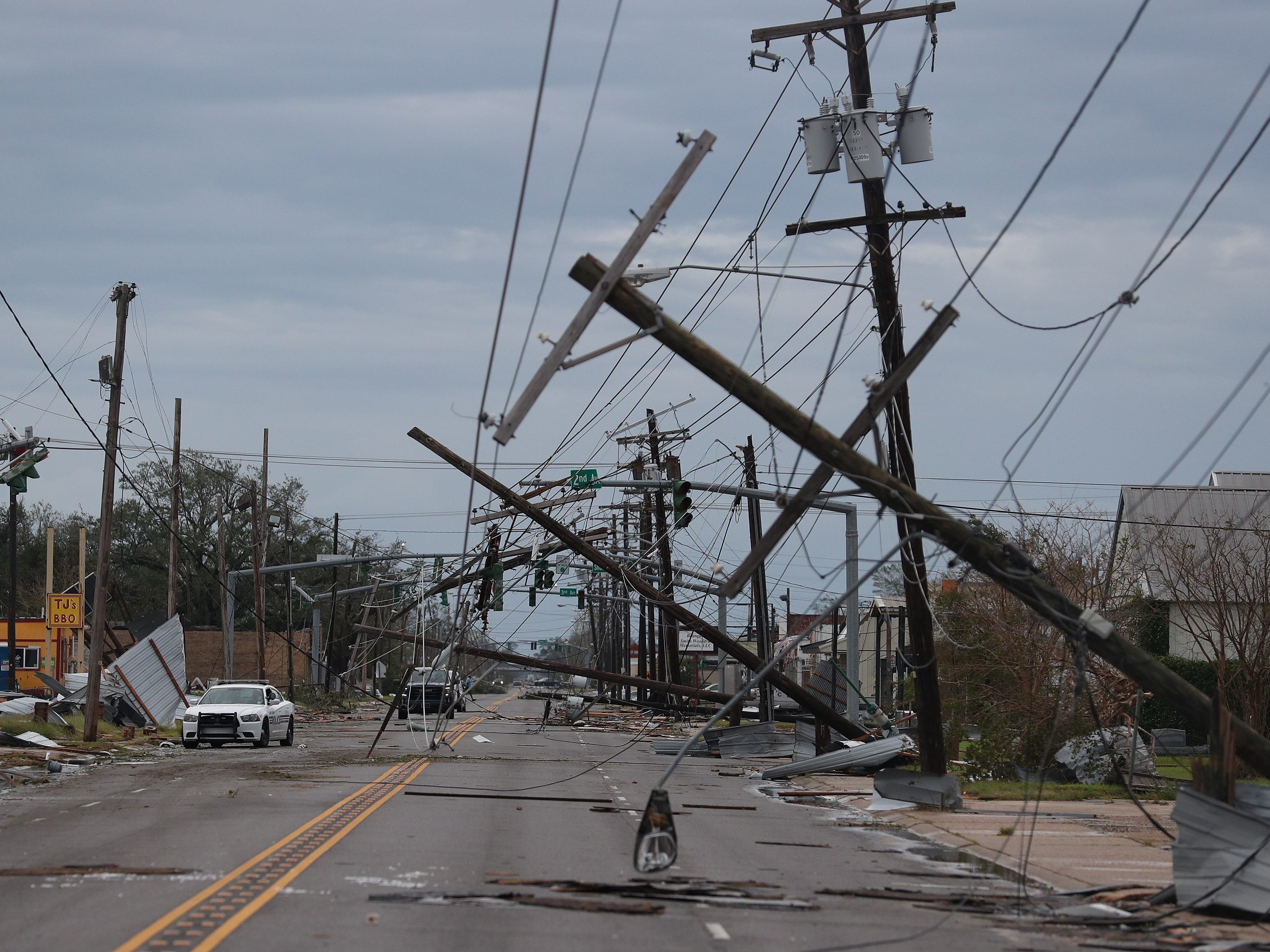Hurrikan "Laura" hat in Louisiana Verwüstung hinterlassen.