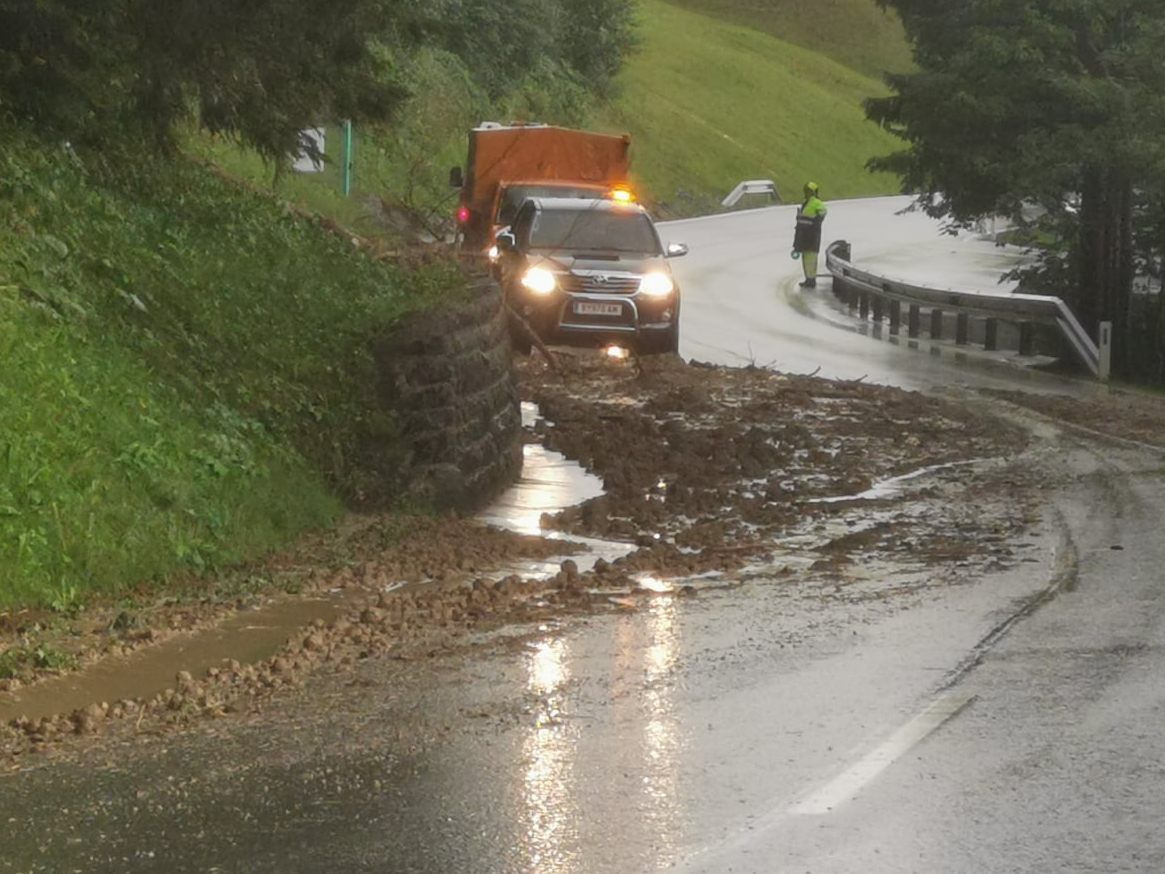 46 Mann mit fünf Fahrzeugen aus Riezlern und Hirschegg waren im Einsatz.
