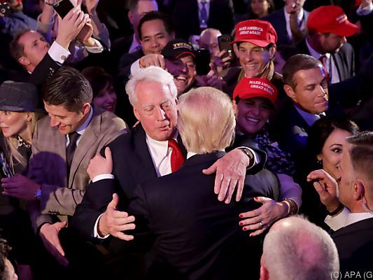Robert und Donald 2016 nach der Wahl Robert und Donald 2016 nach der Wahl