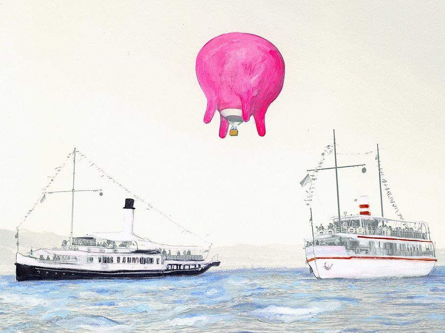 Konzertereignis am Sonntag mit zwei historischen Bodenseeschiffen und dem Euterballon