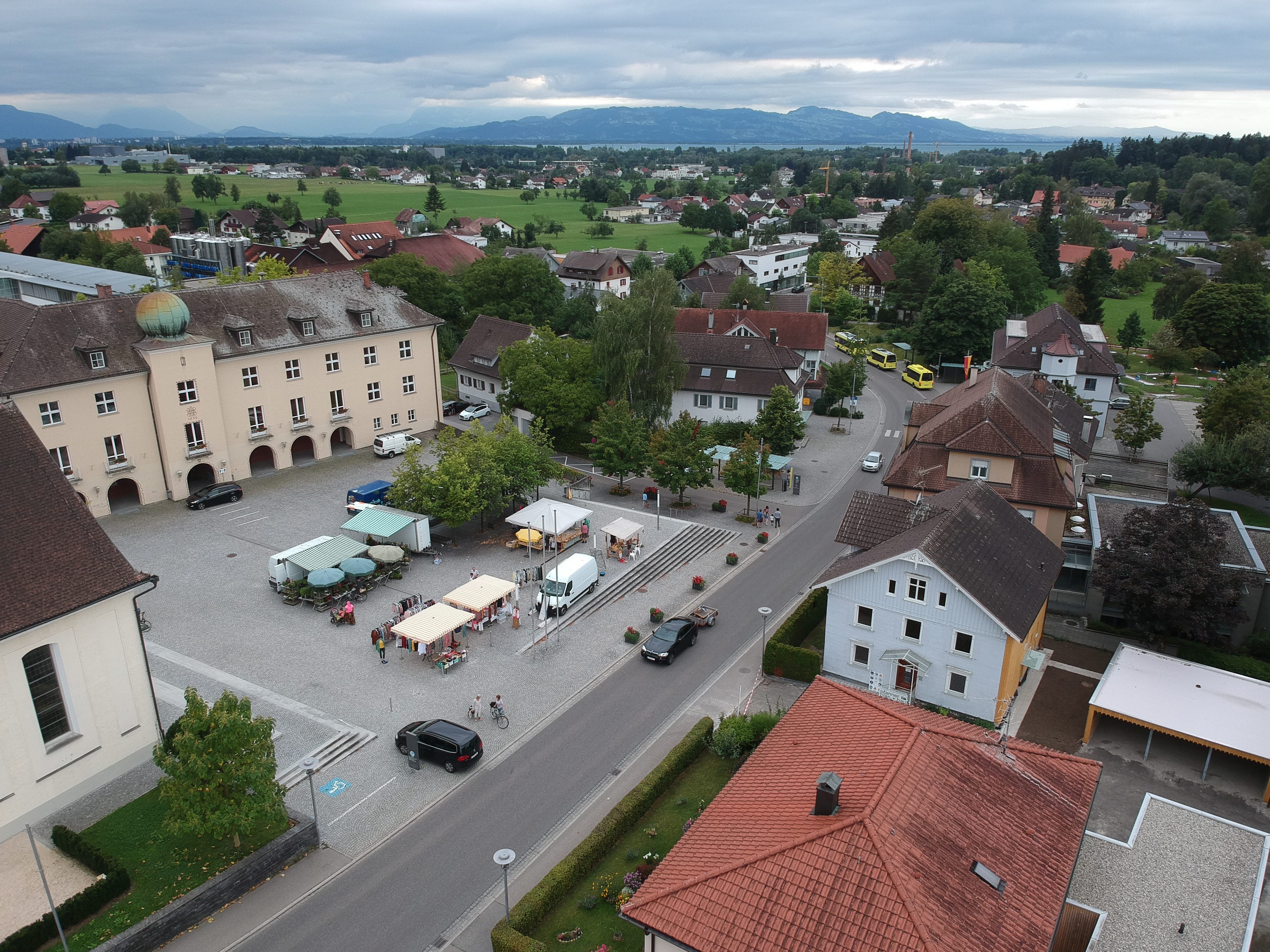 Das Ortszentrum Hörbranz