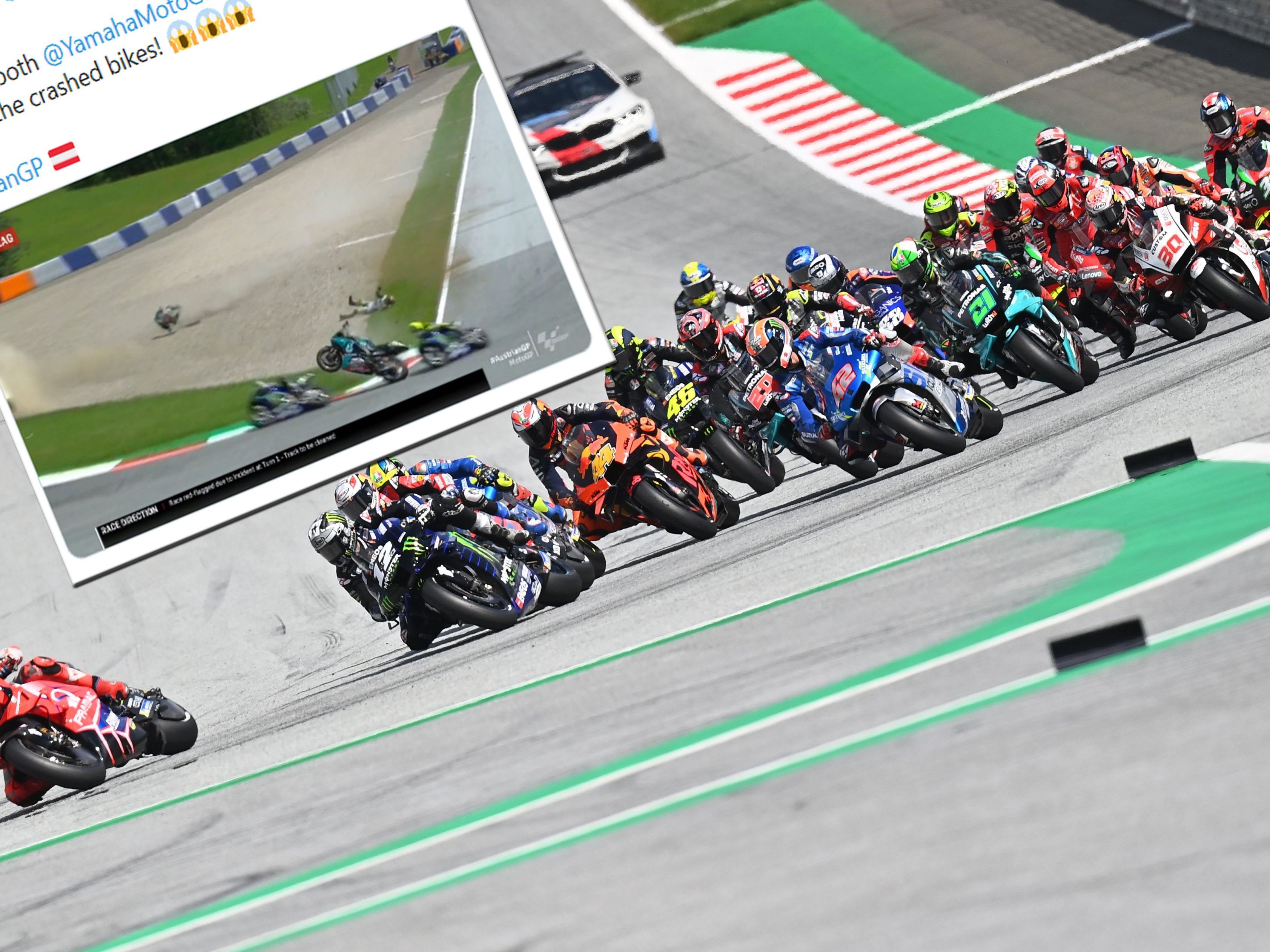 Große Aufregung um Unfall beim MotoGP: Morbidelli nennt Zarco "halben Mörder".